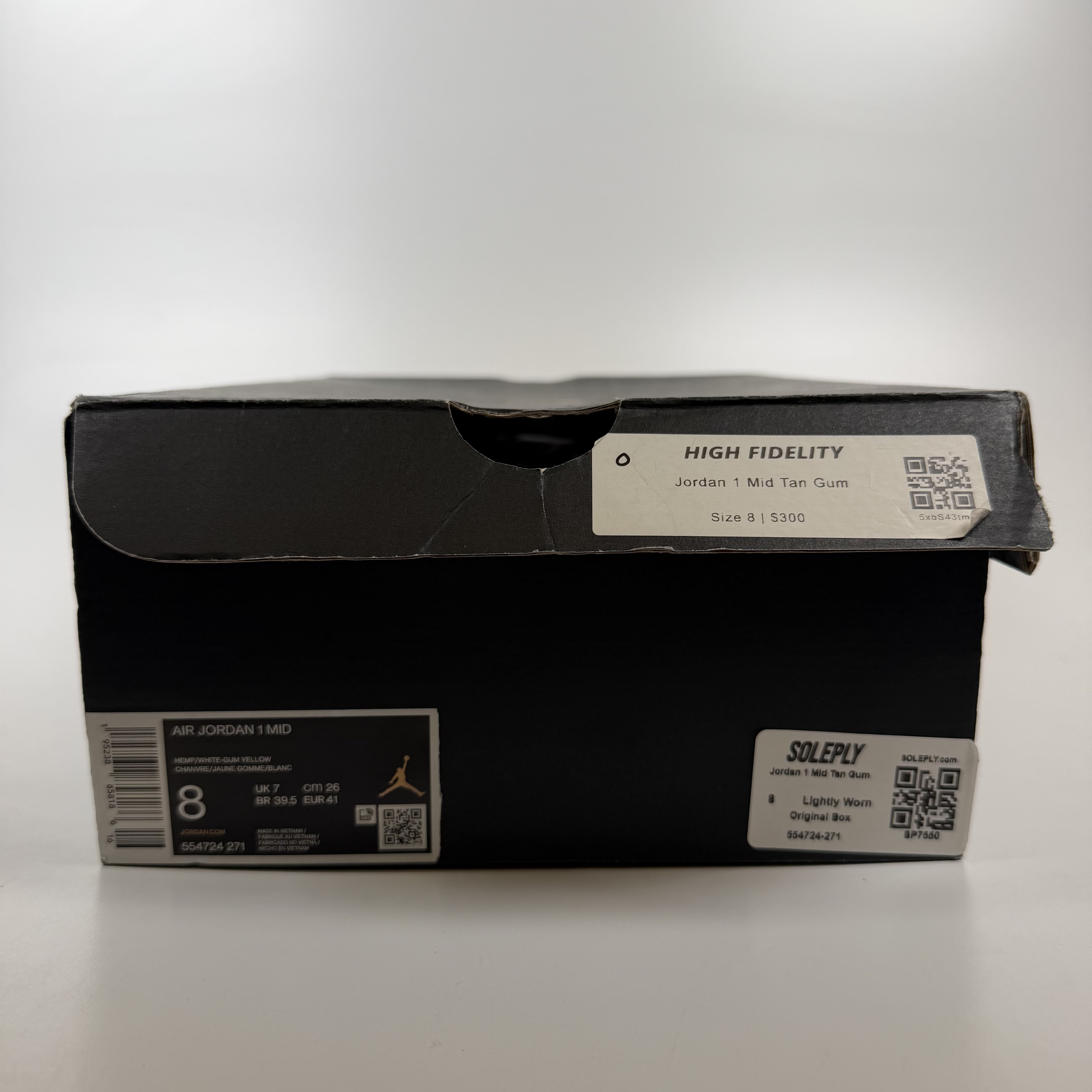 SP7550 Jordan 1 Mid Tan Gum