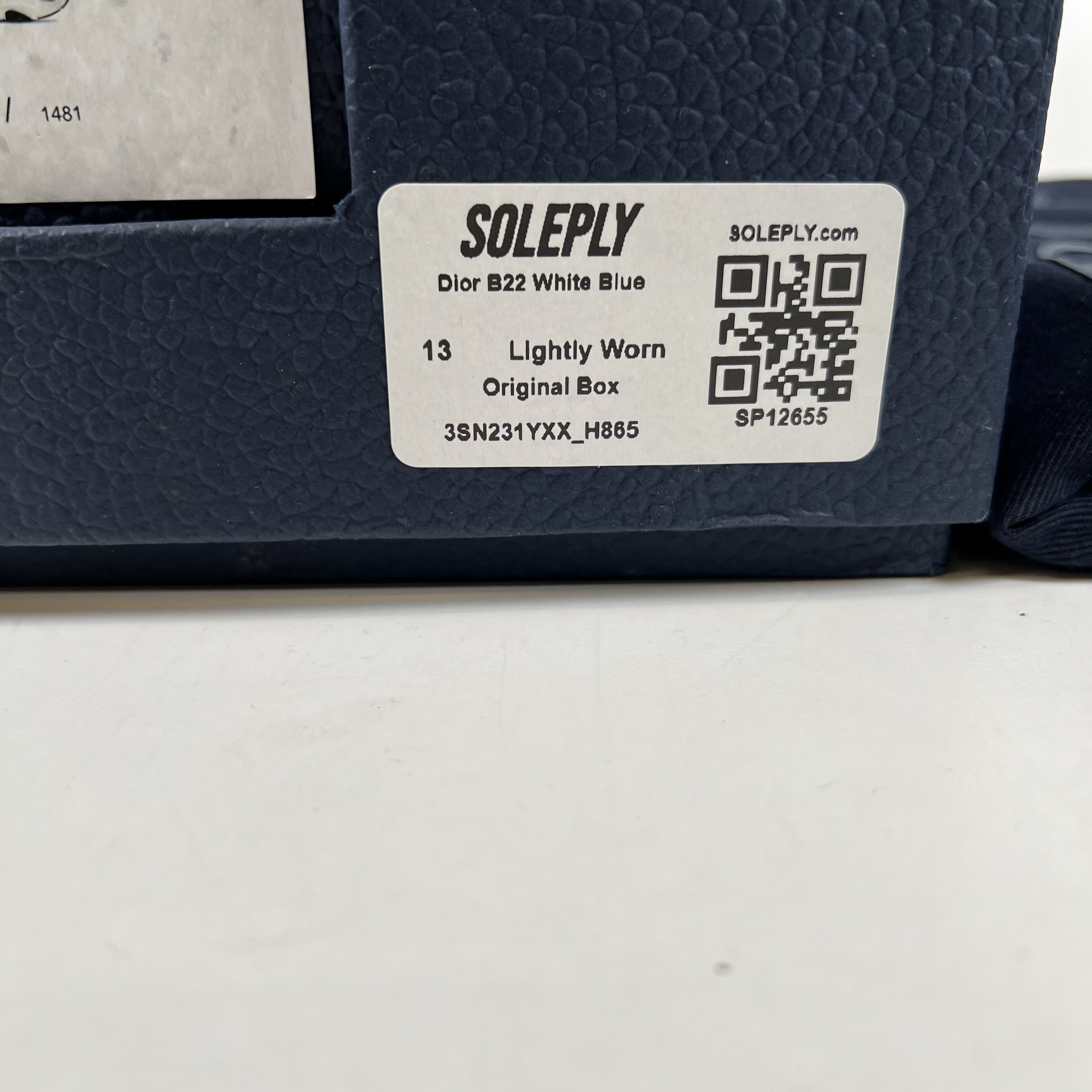SP12655 Dior B22 White Blue