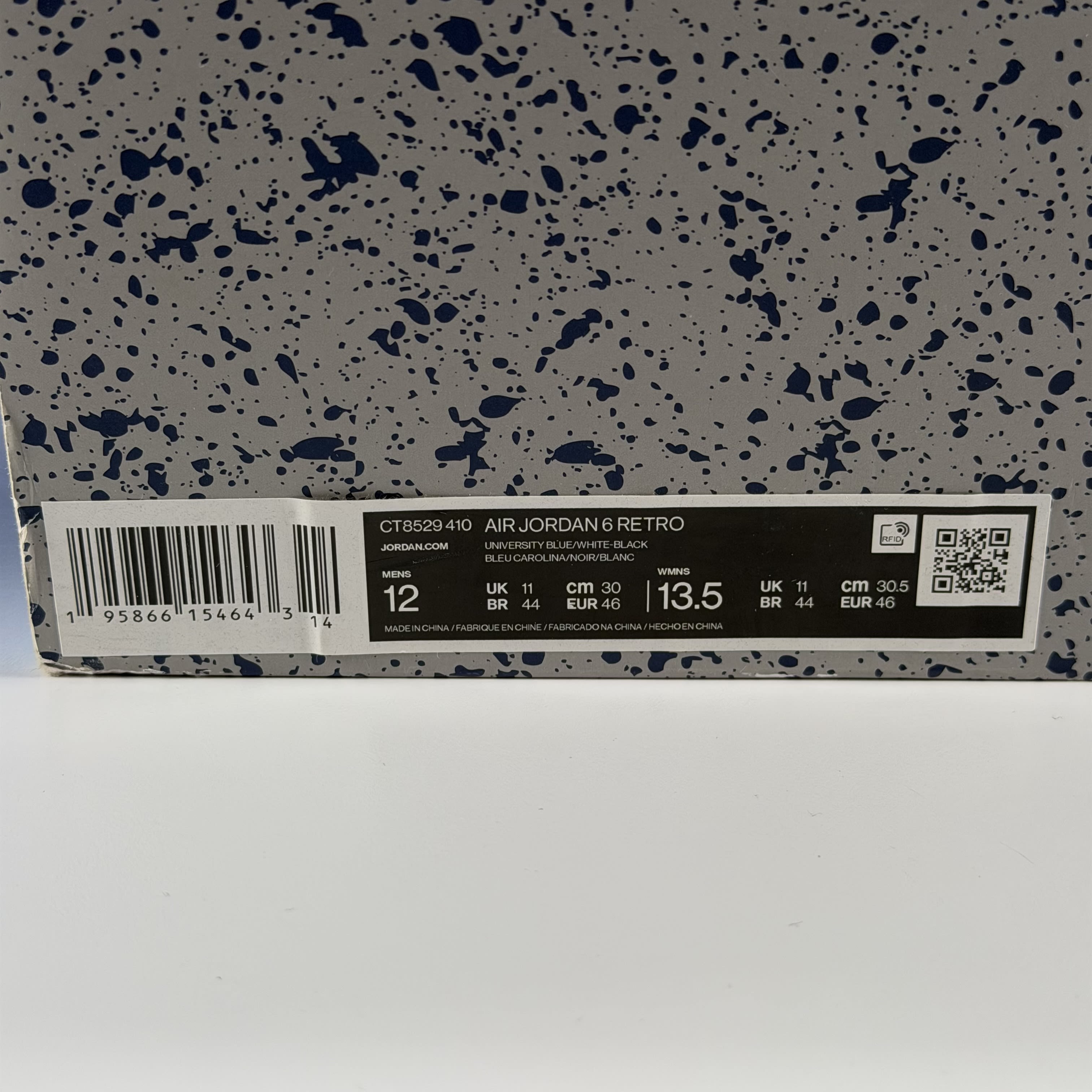 679871 Air Jordan 6 Retro 'UNC Home'