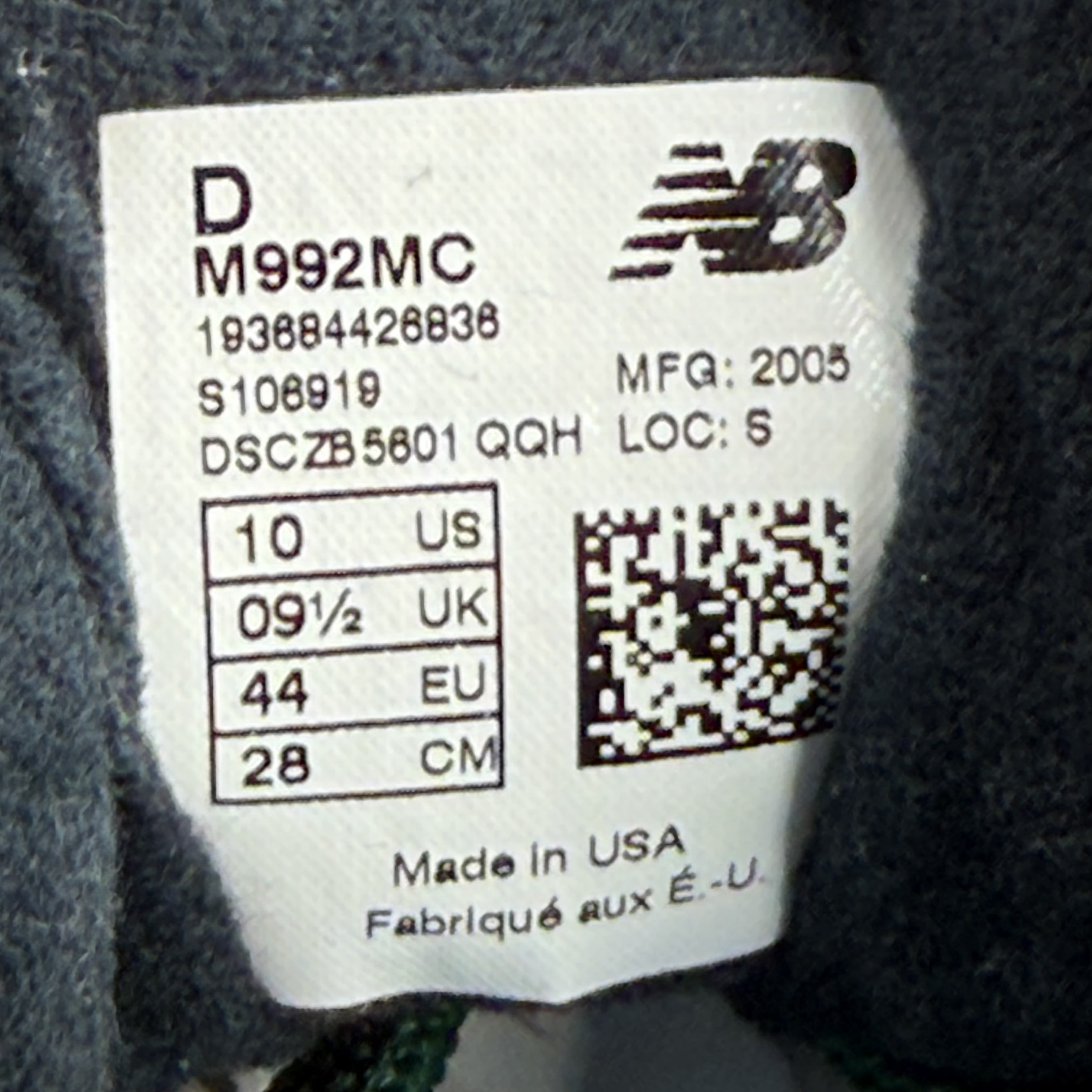 722315 New Balance 992 Multi-Color