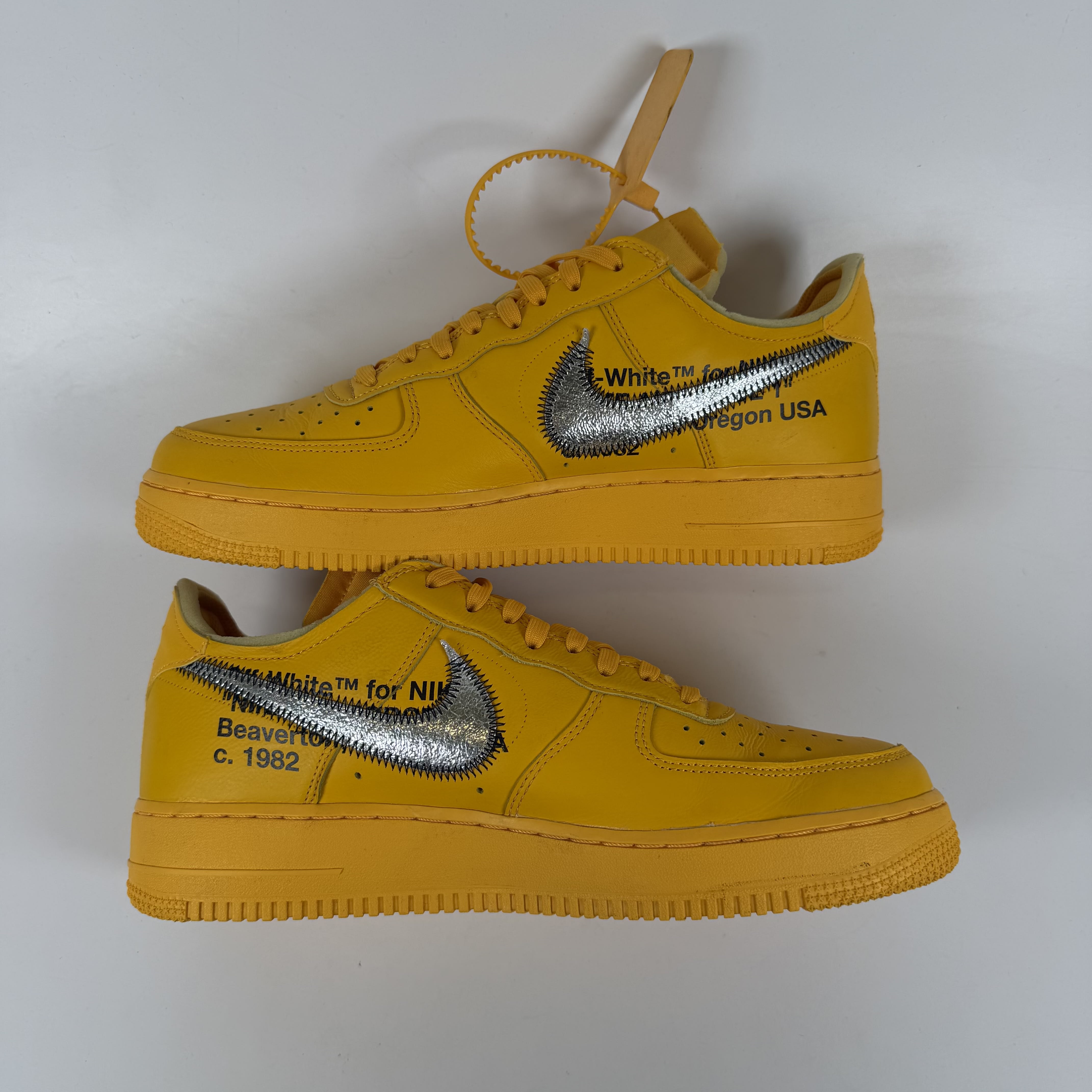 SP9117 Nike Air Force 1 Low Off-White ICA University Gold