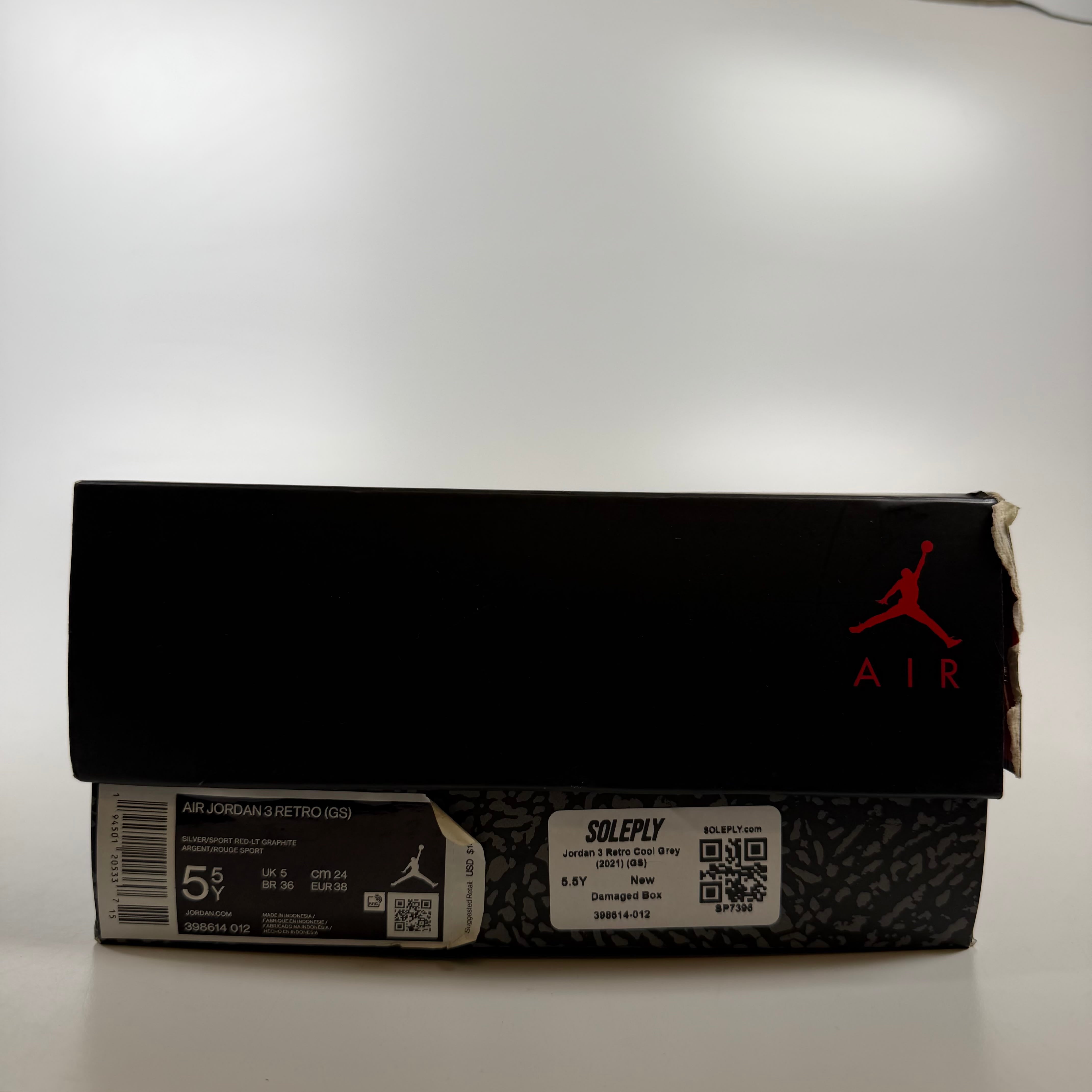 SP7396 Jordan 3 Retro Cool Grey (2021) (GS)