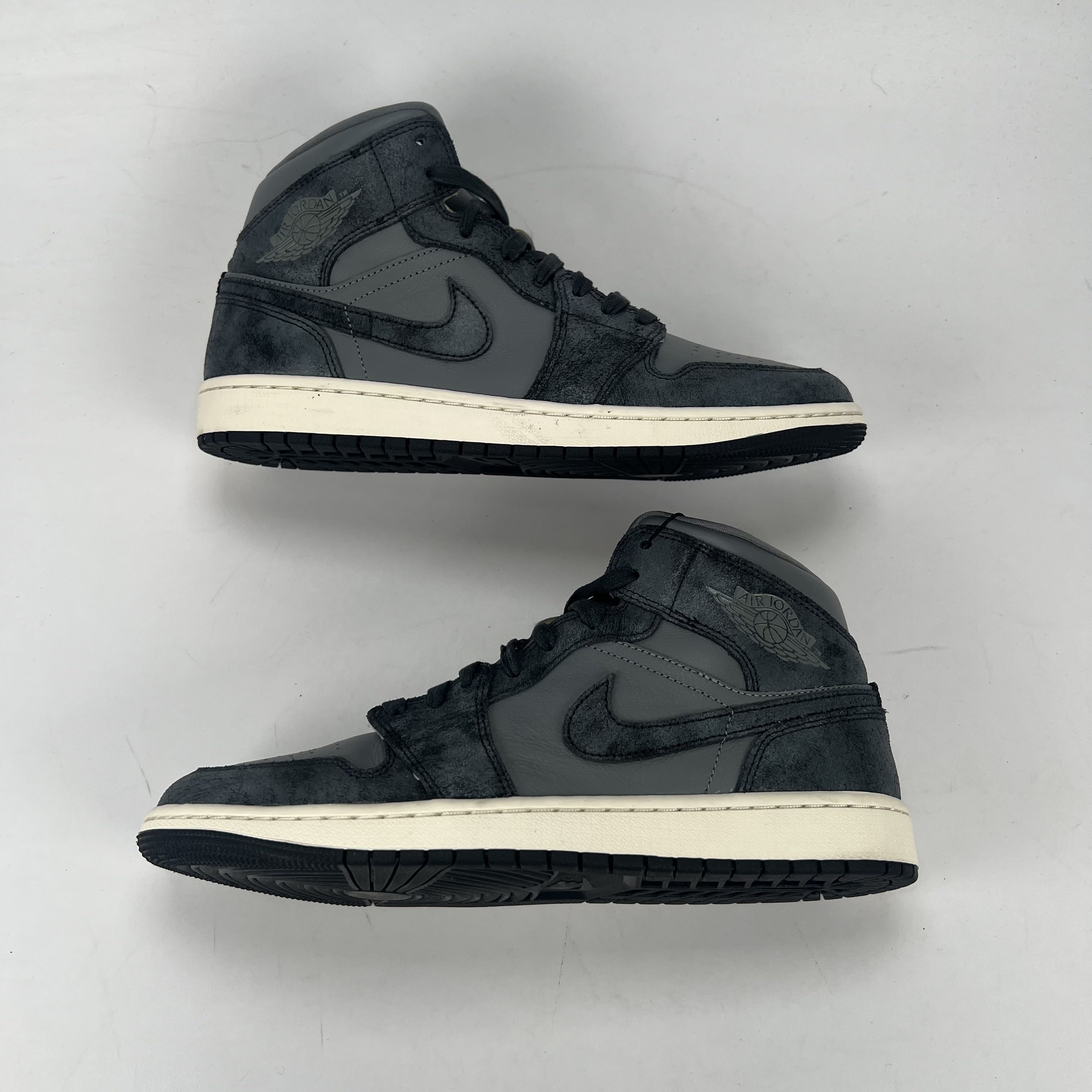 SP5217 Jordan 1 Mid Distressed Smoke Grey (Women's)