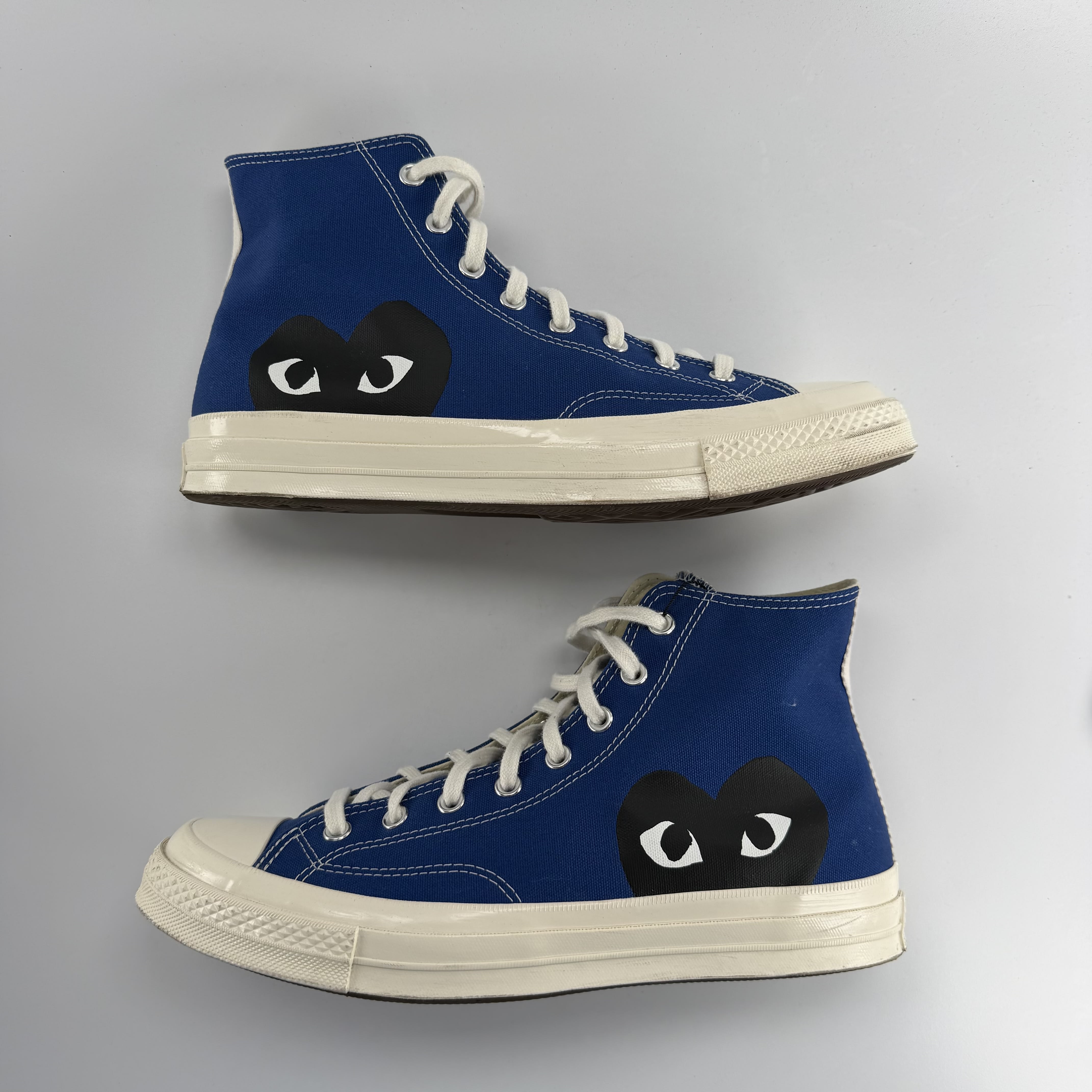 766853 Converse Chuck Taylor All Star 70 Hi Comme des Garcons PLAY Blue Quartz