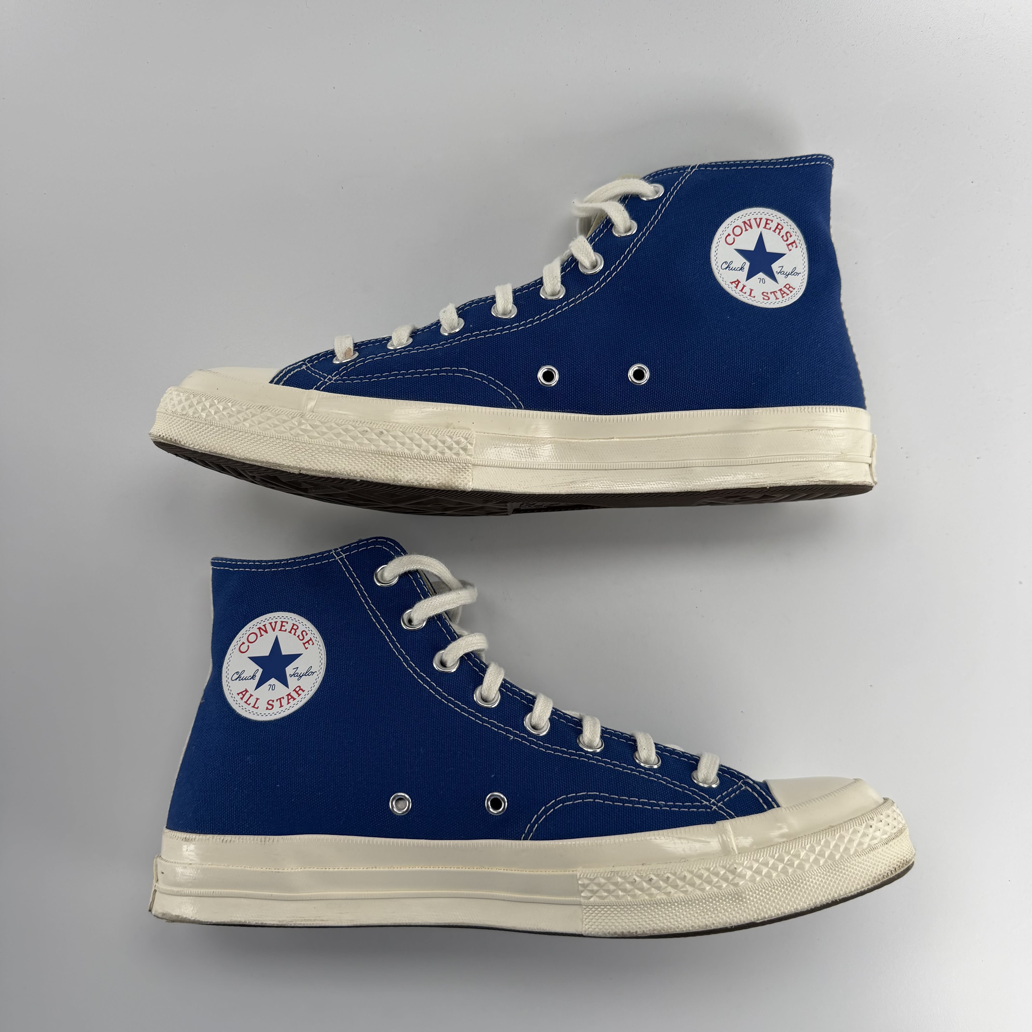 766853 Converse Chuck Taylor All Star 70 Hi Comme des Garcons PLAY Blue Quartz