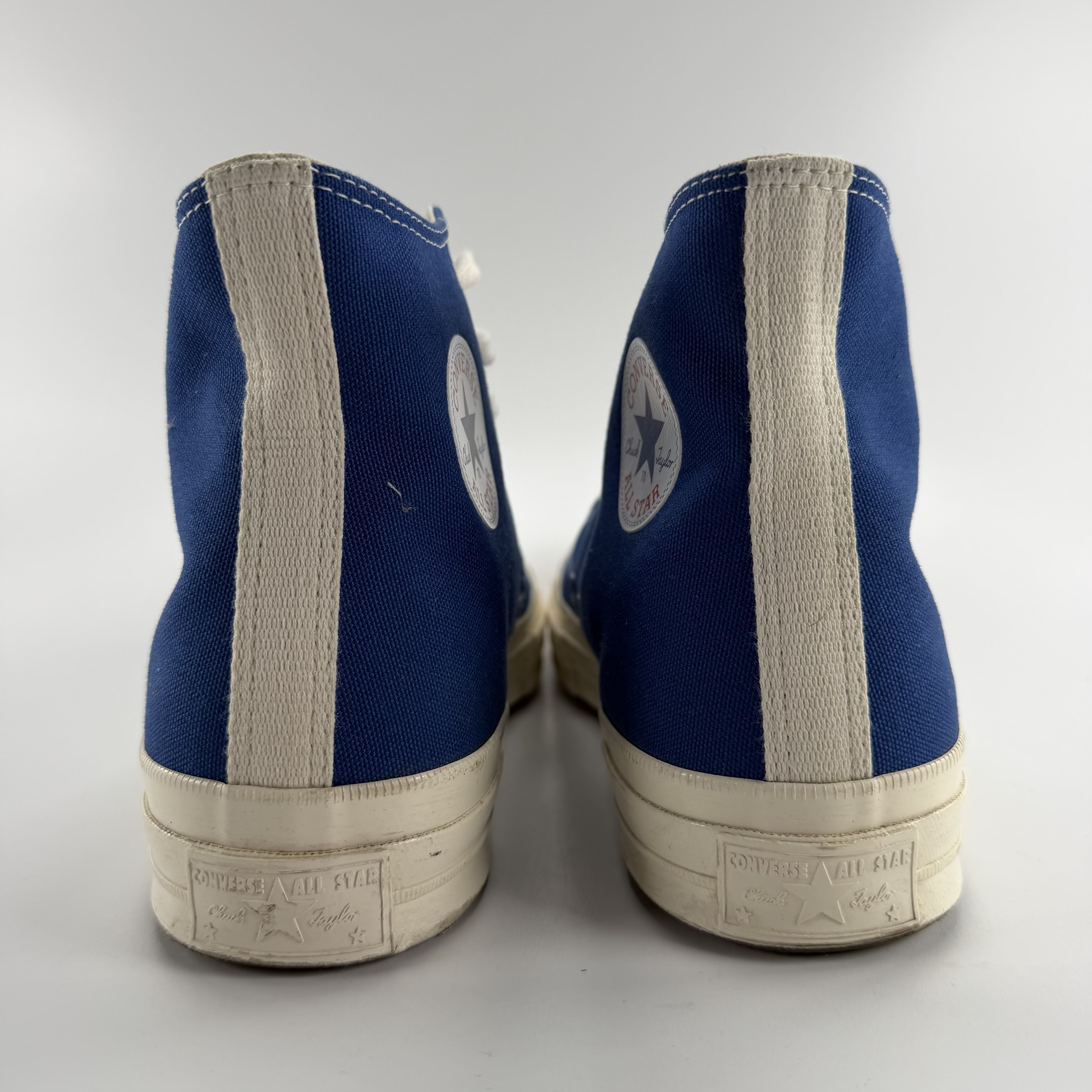 766853 Converse Chuck Taylor All Star 70 Hi Comme des Garcons PLAY Blue Quartz