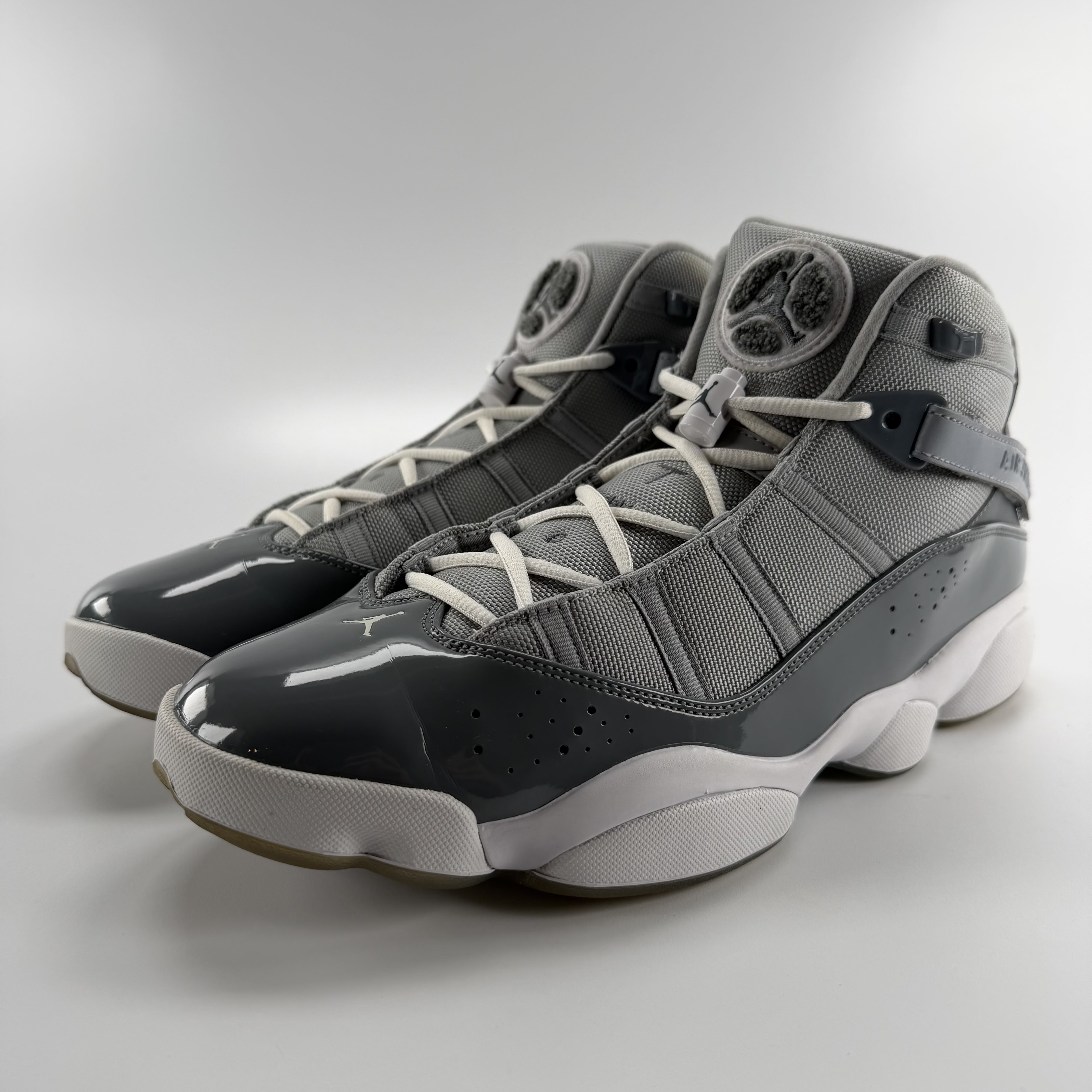 801589 Jordan 6 Rings Cool Grey White