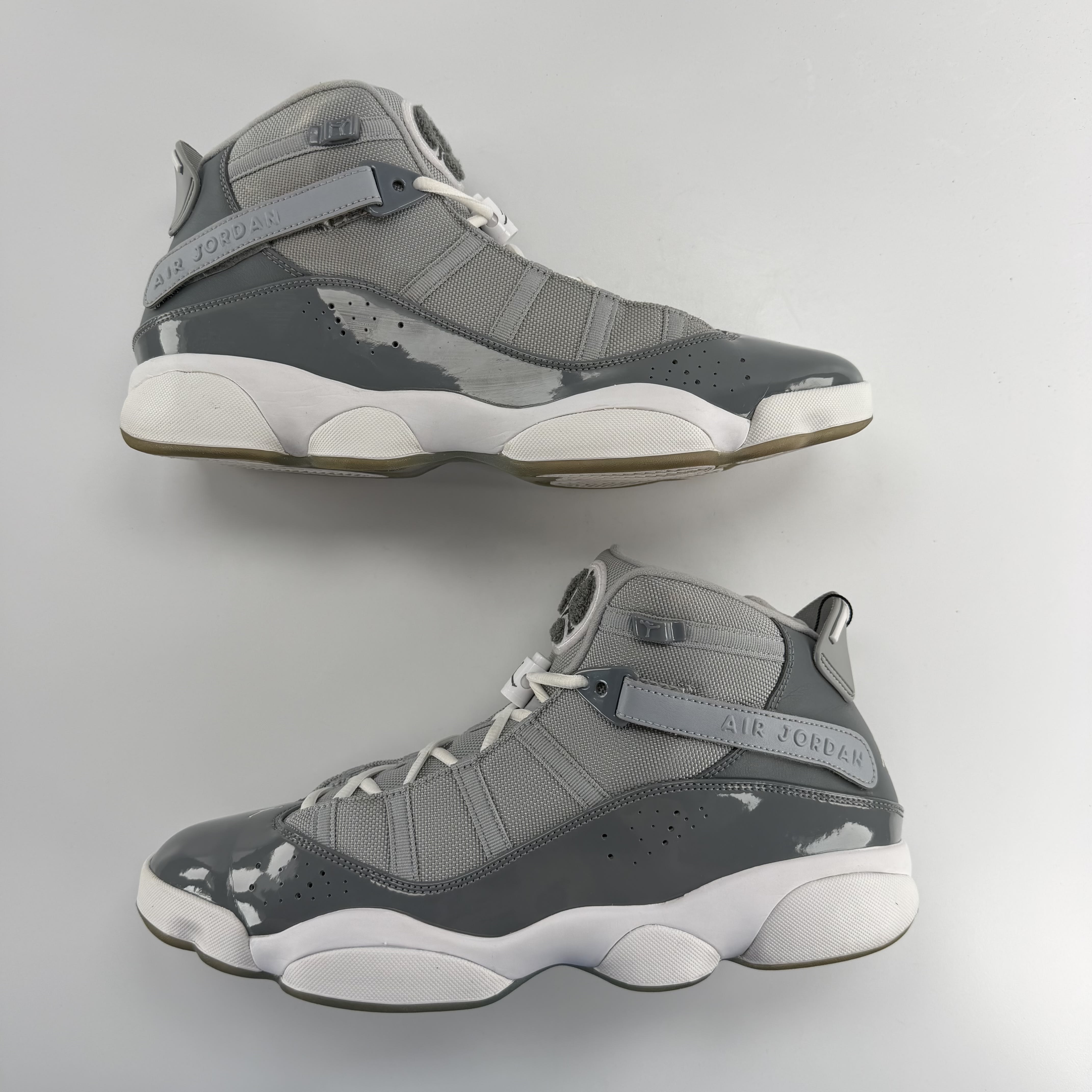 801589 Jordan 6 Rings Cool Grey White