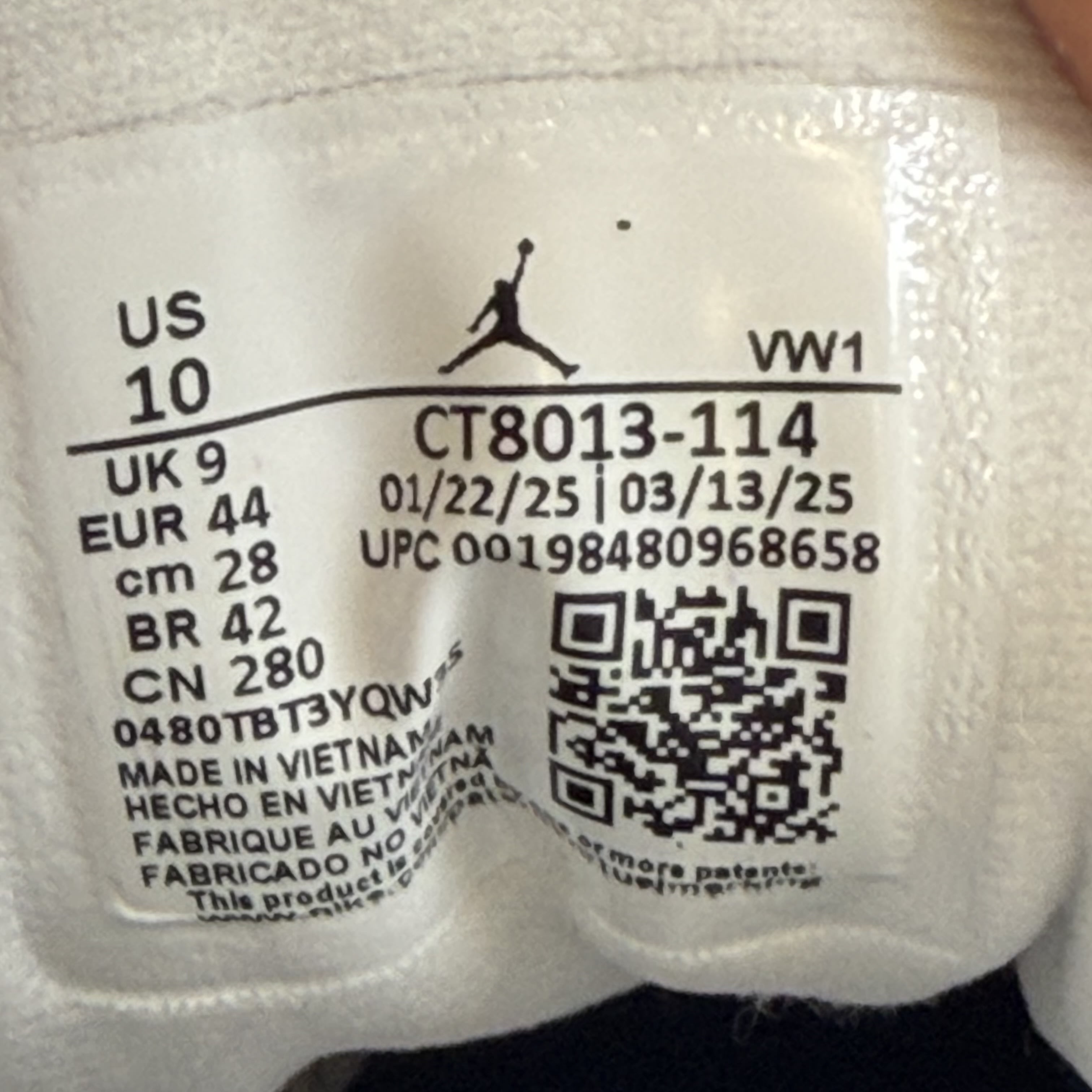 SP10119 Jordan 12 Retro French Blue (2025)