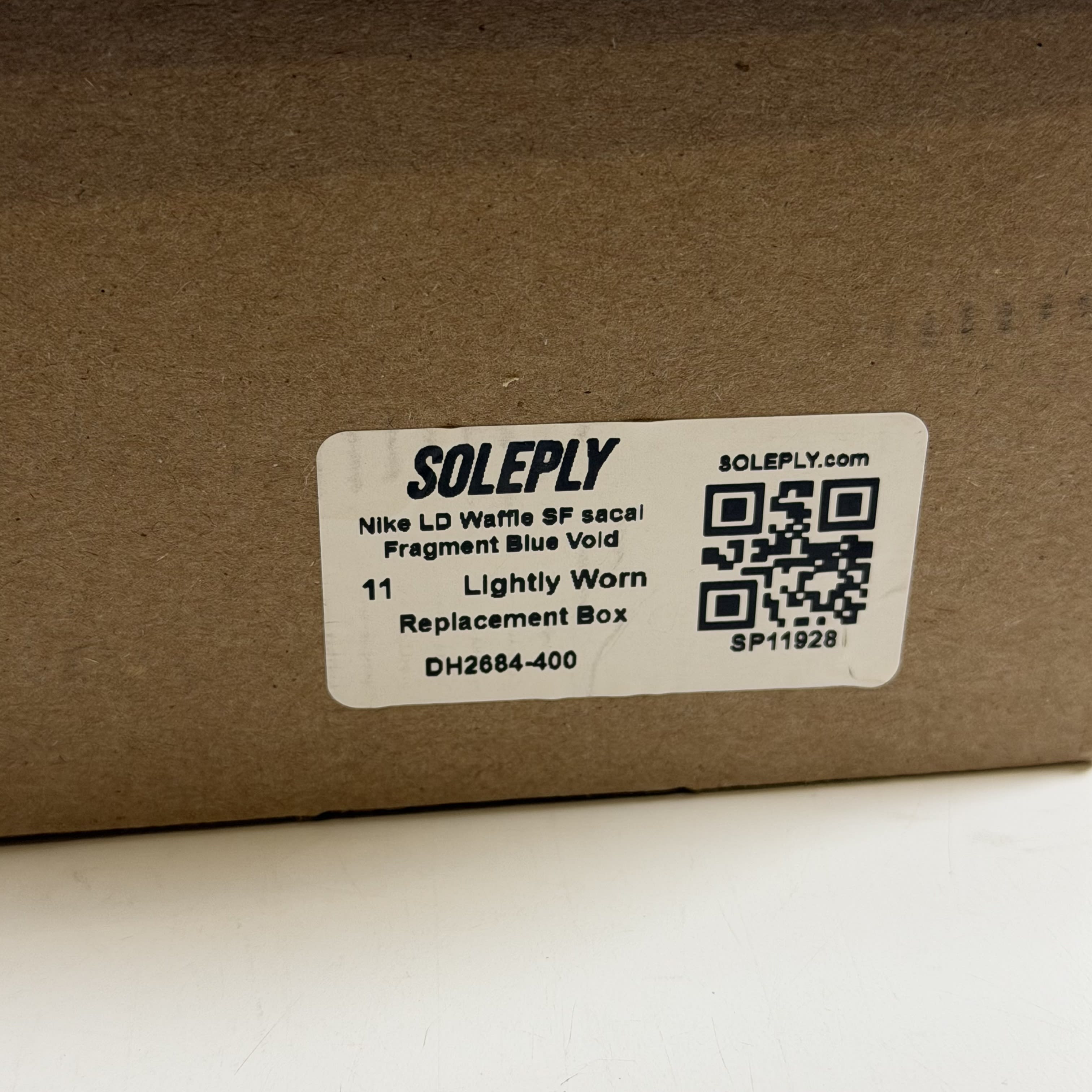 [SP11928] Nike LD Waffle SF sacai Fragment Blue Void