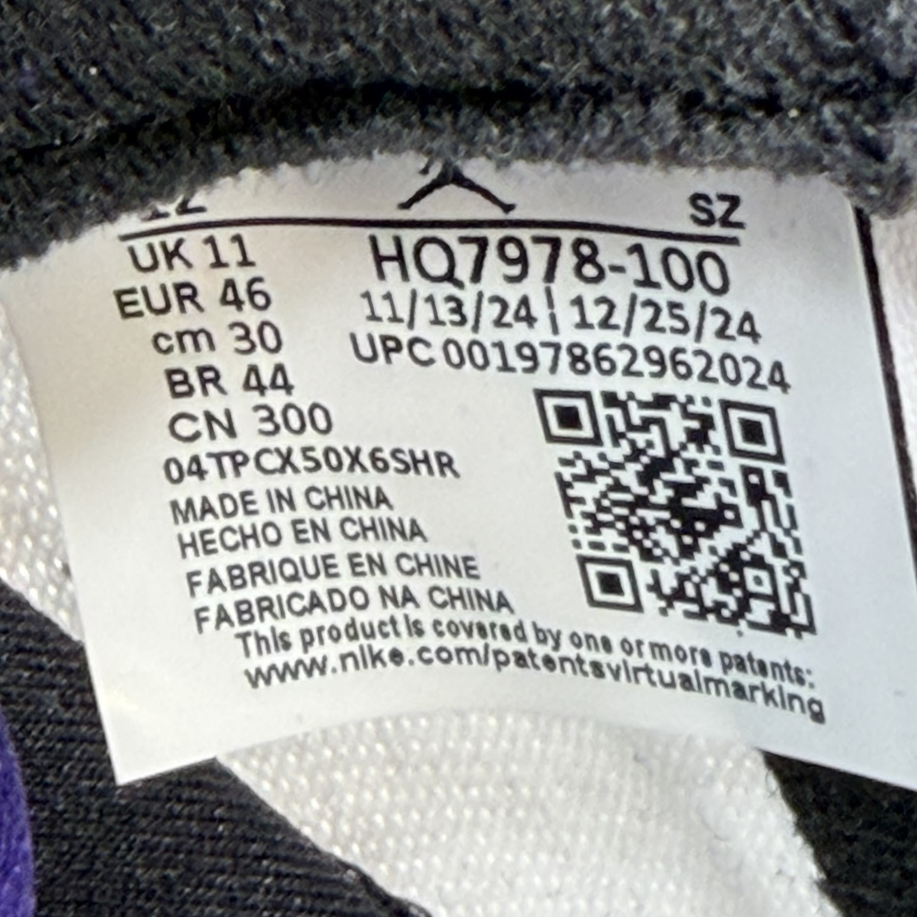 [SP4384] Jordan 5 Retro Grape (2025)