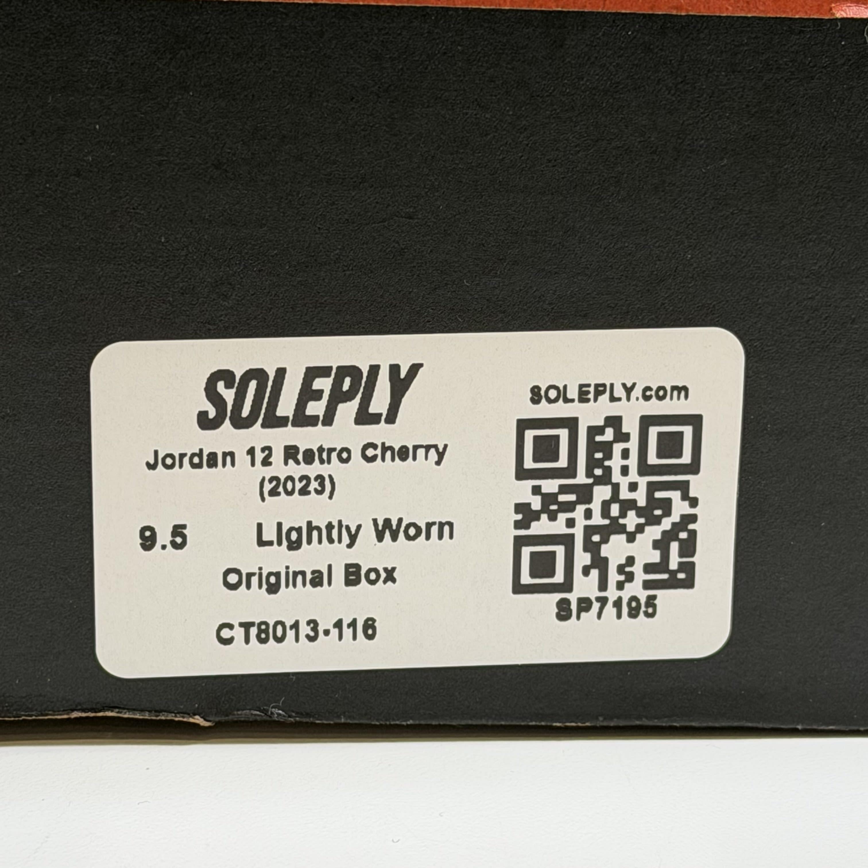 SP7195 Jordan 12 Retro Cherry (2023)