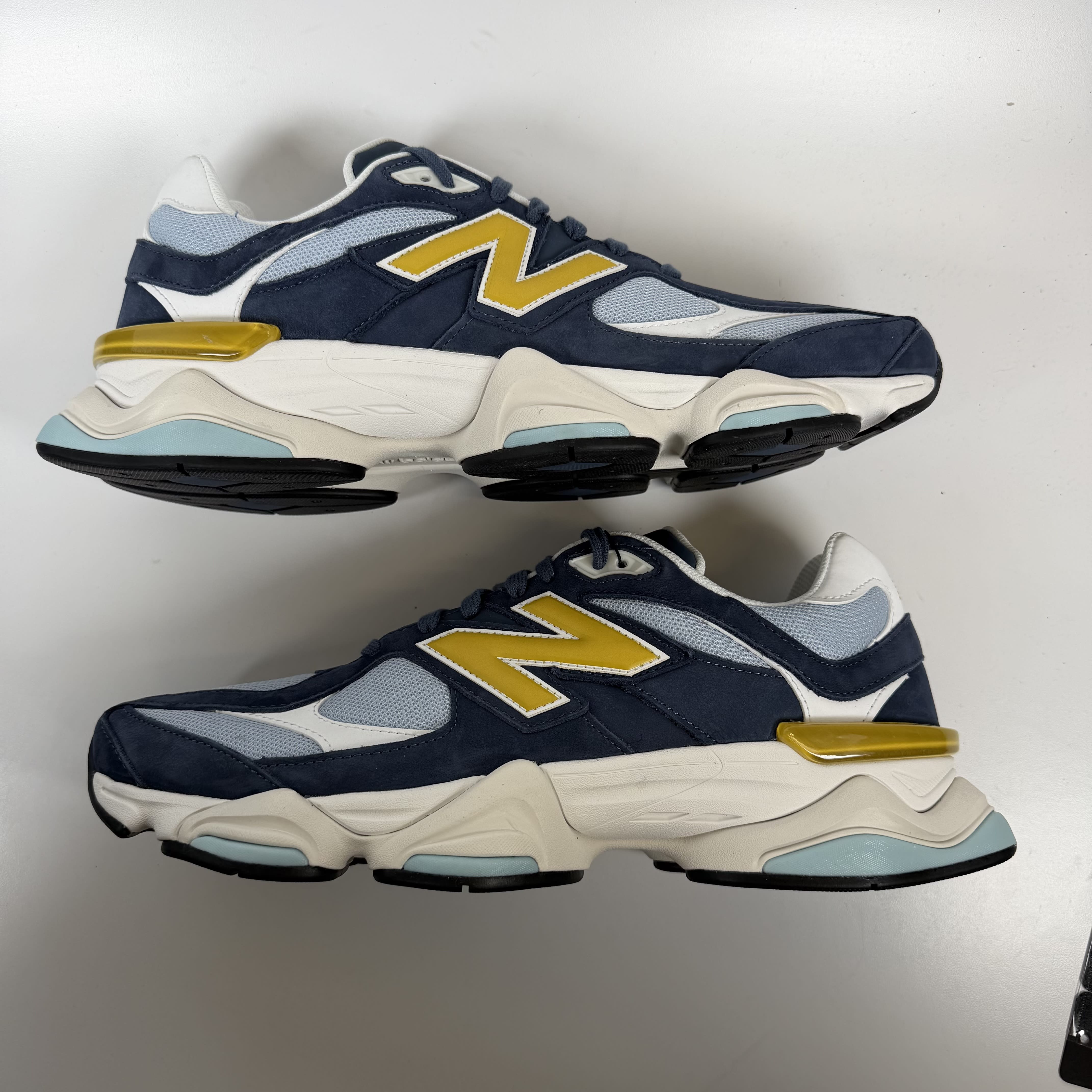 SP7103 New Balance 9060 Vintage Indigo Apollo Gold