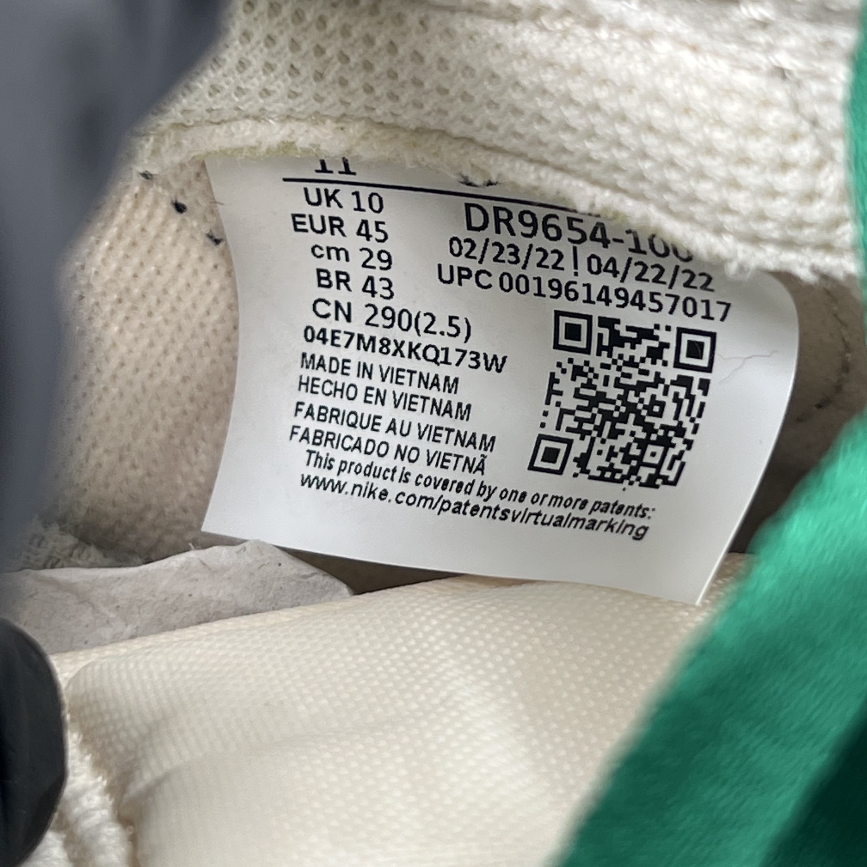SP5594 Nike Dunk Low SE Lottery Pack Malachite Green