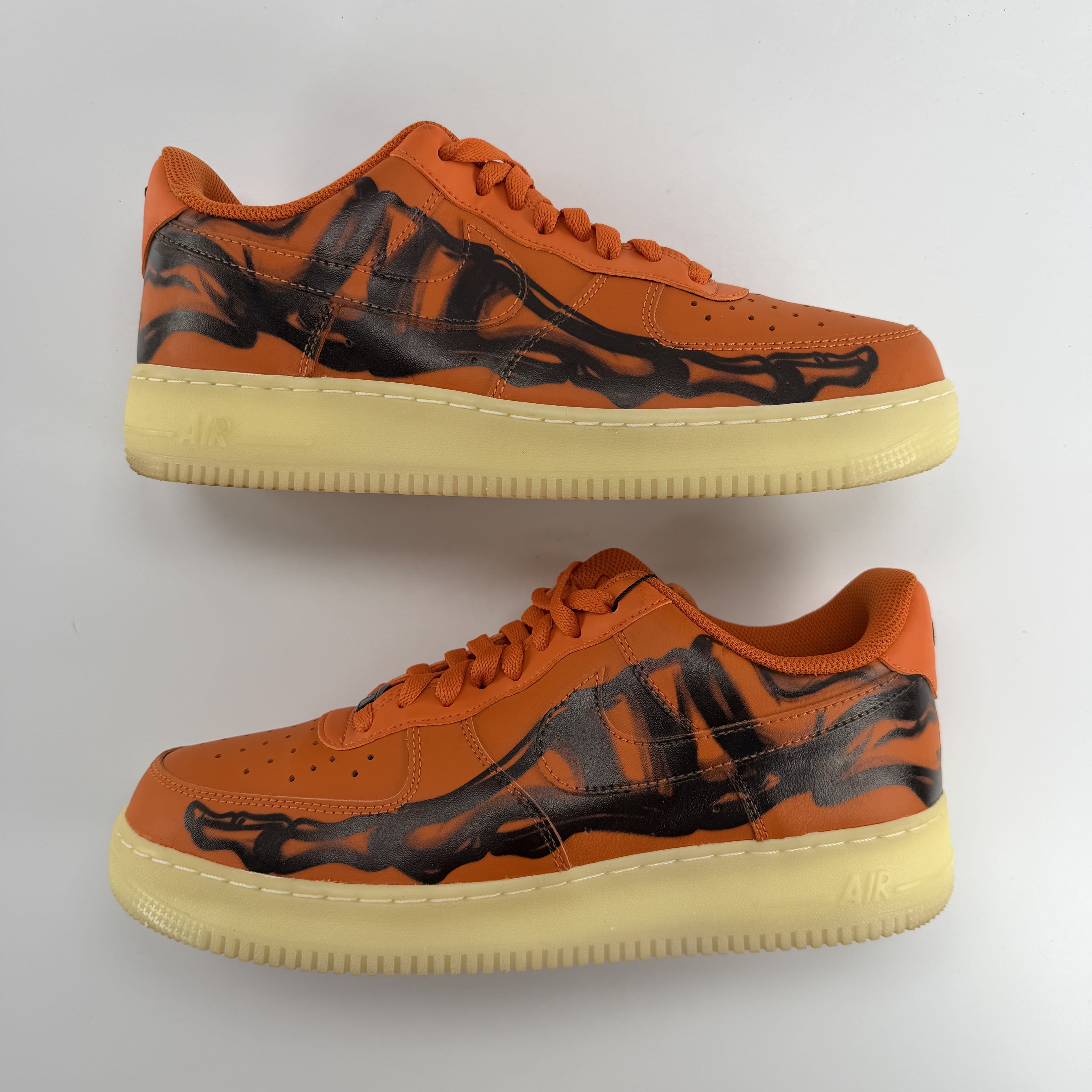 785277 Air Force 1 Low 'Orange Skeleton'