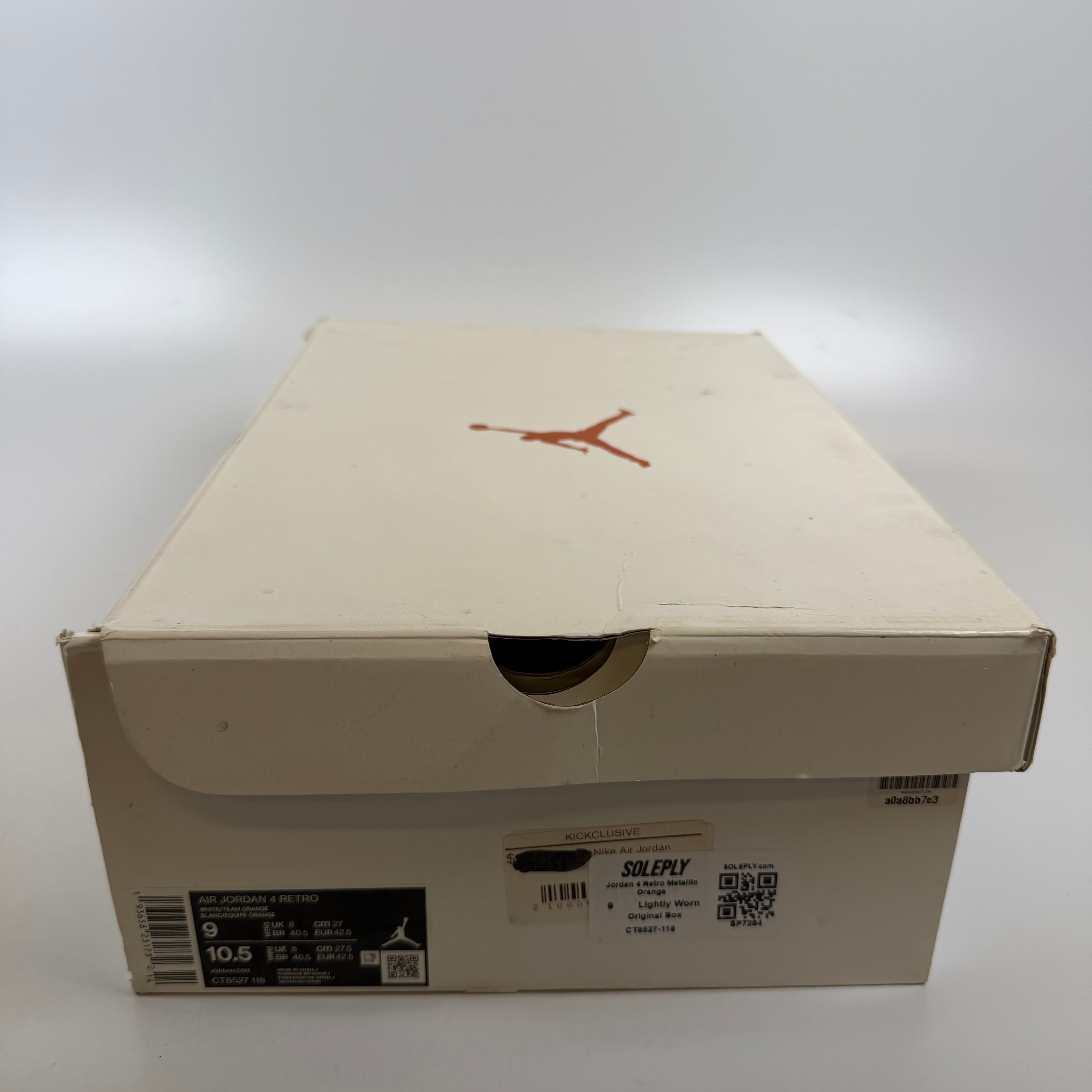 SP7284 Jordan 4 Retro Metallic Orange