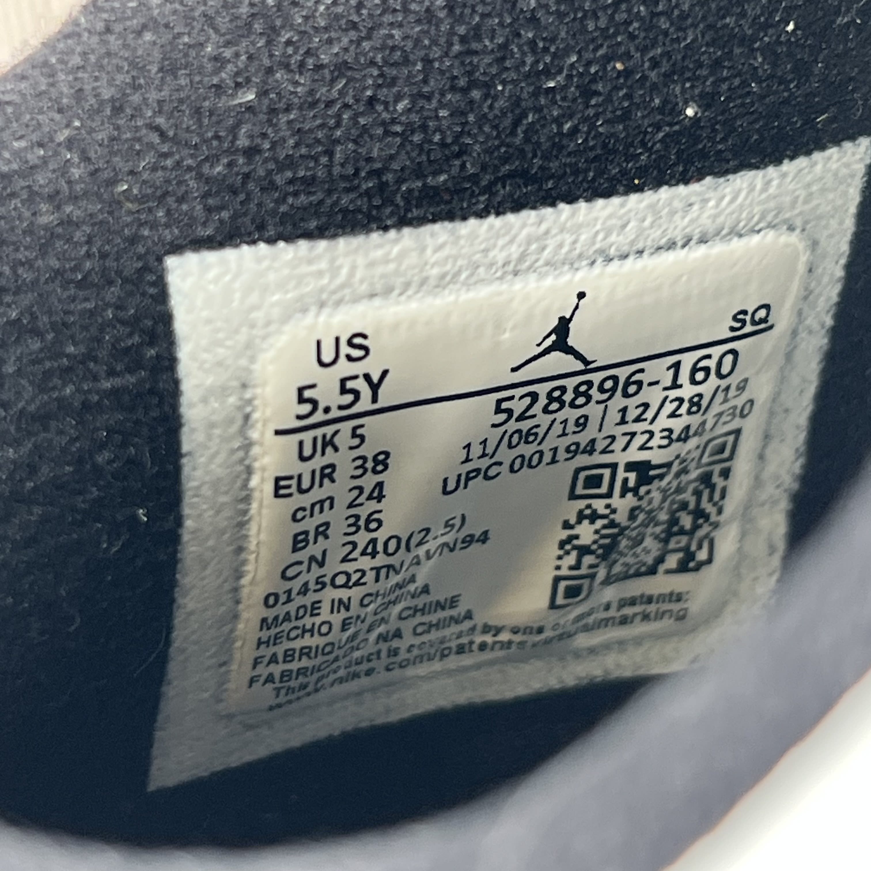 SP5222 Air Jordan 11 Retro Low GS 'Concord-Bred'