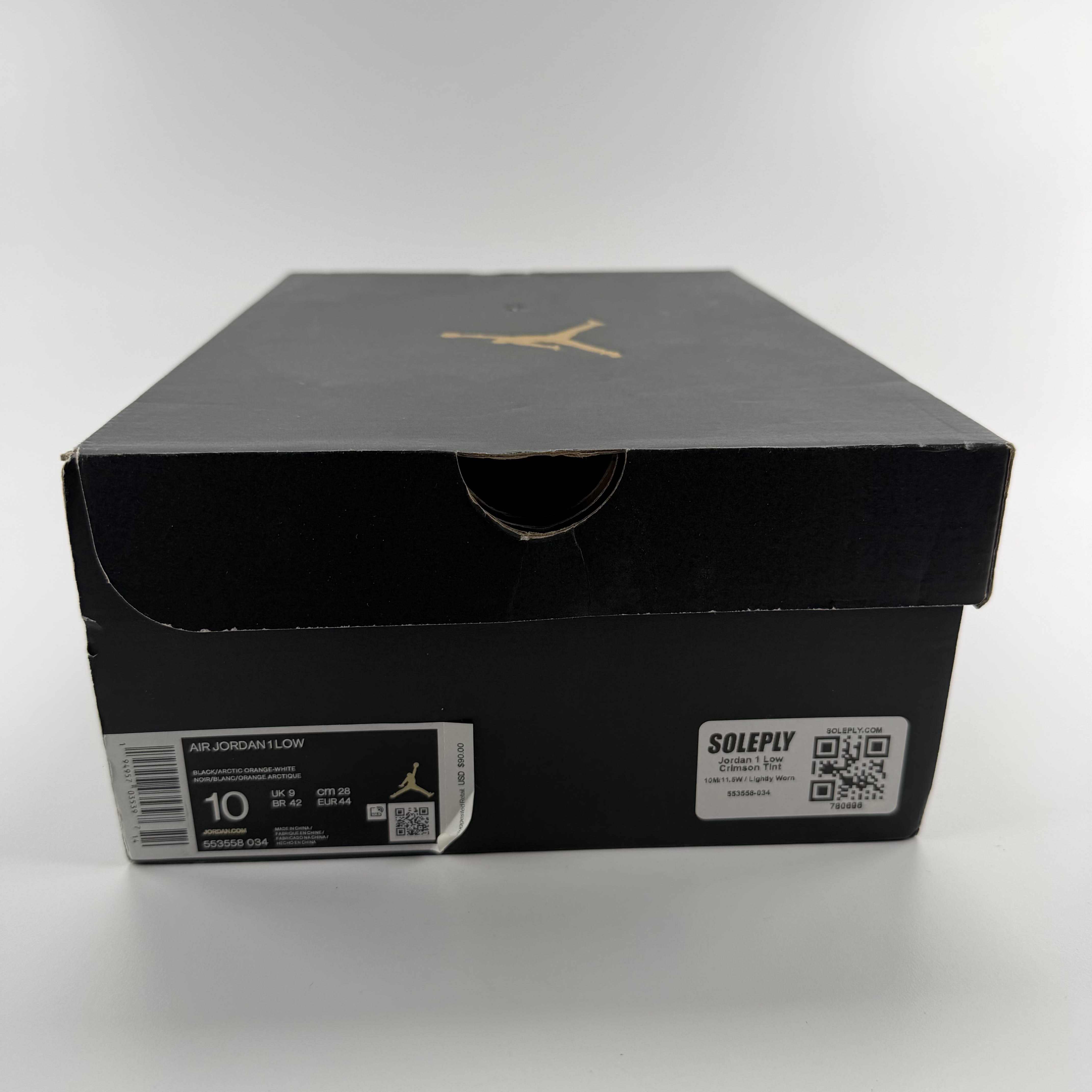 780696 Jordan 1 Low Crimson Tint