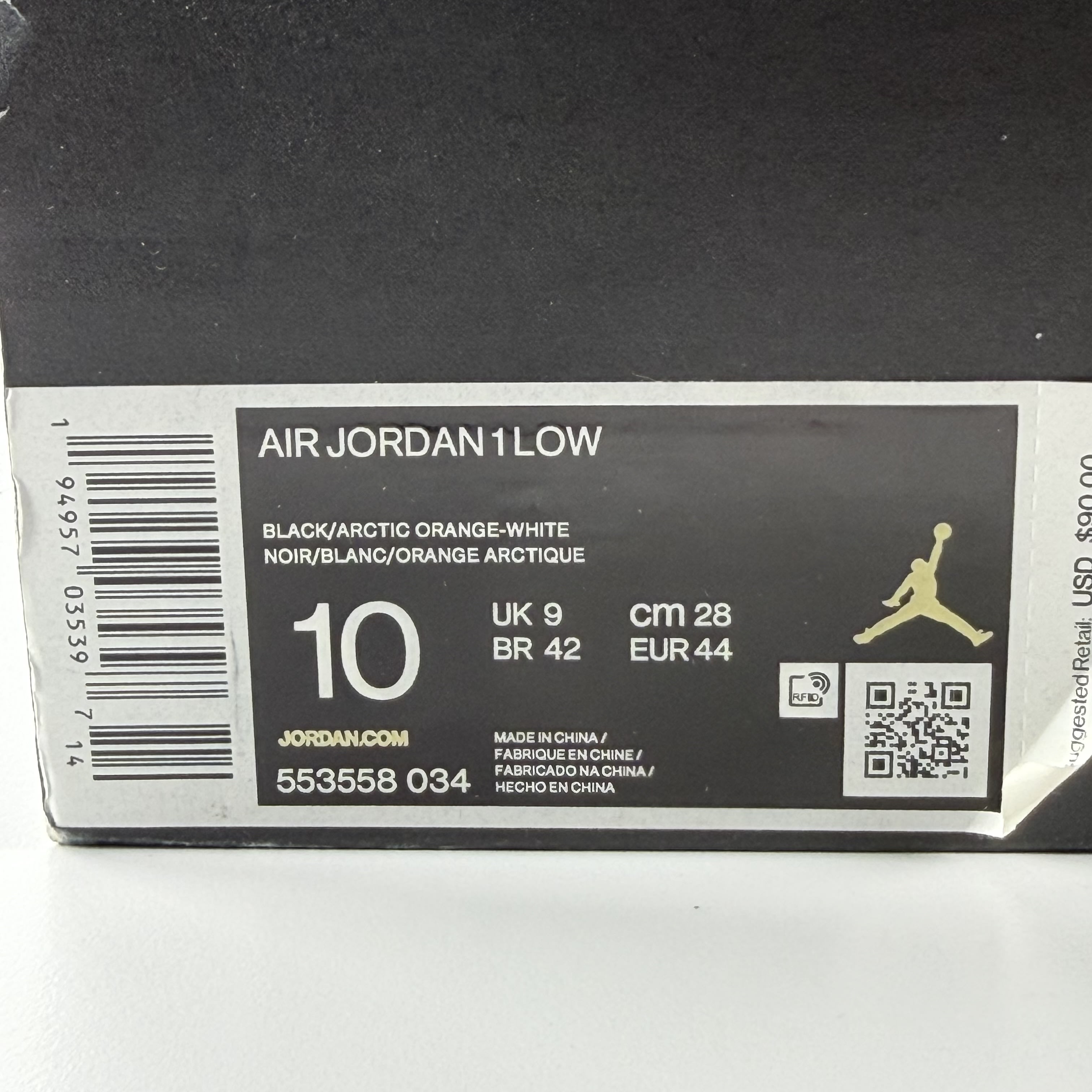 780696 Jordan 1 Low Crimson Tint