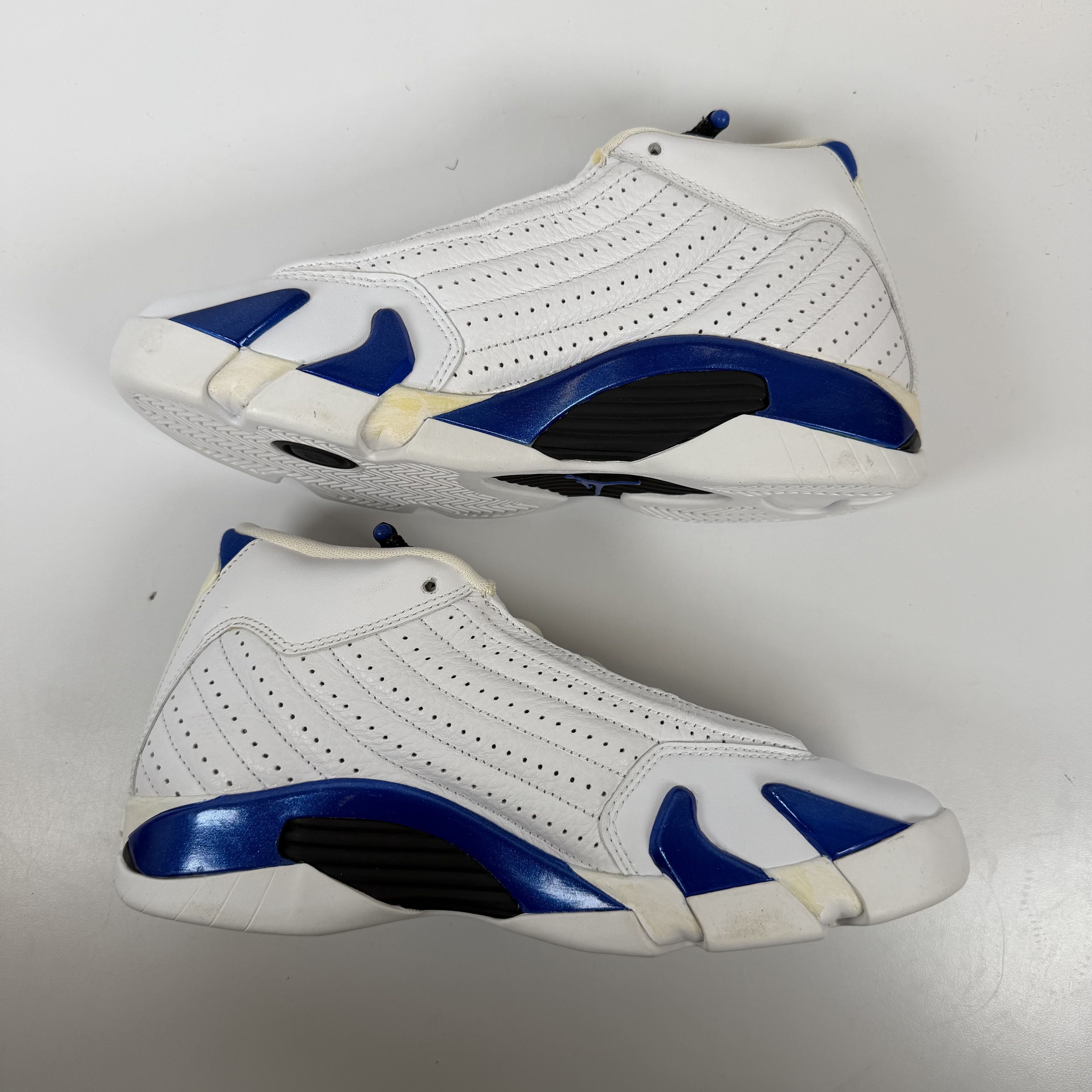 SP7391 Jordan 14 Retro White Hyper Royal (GS)