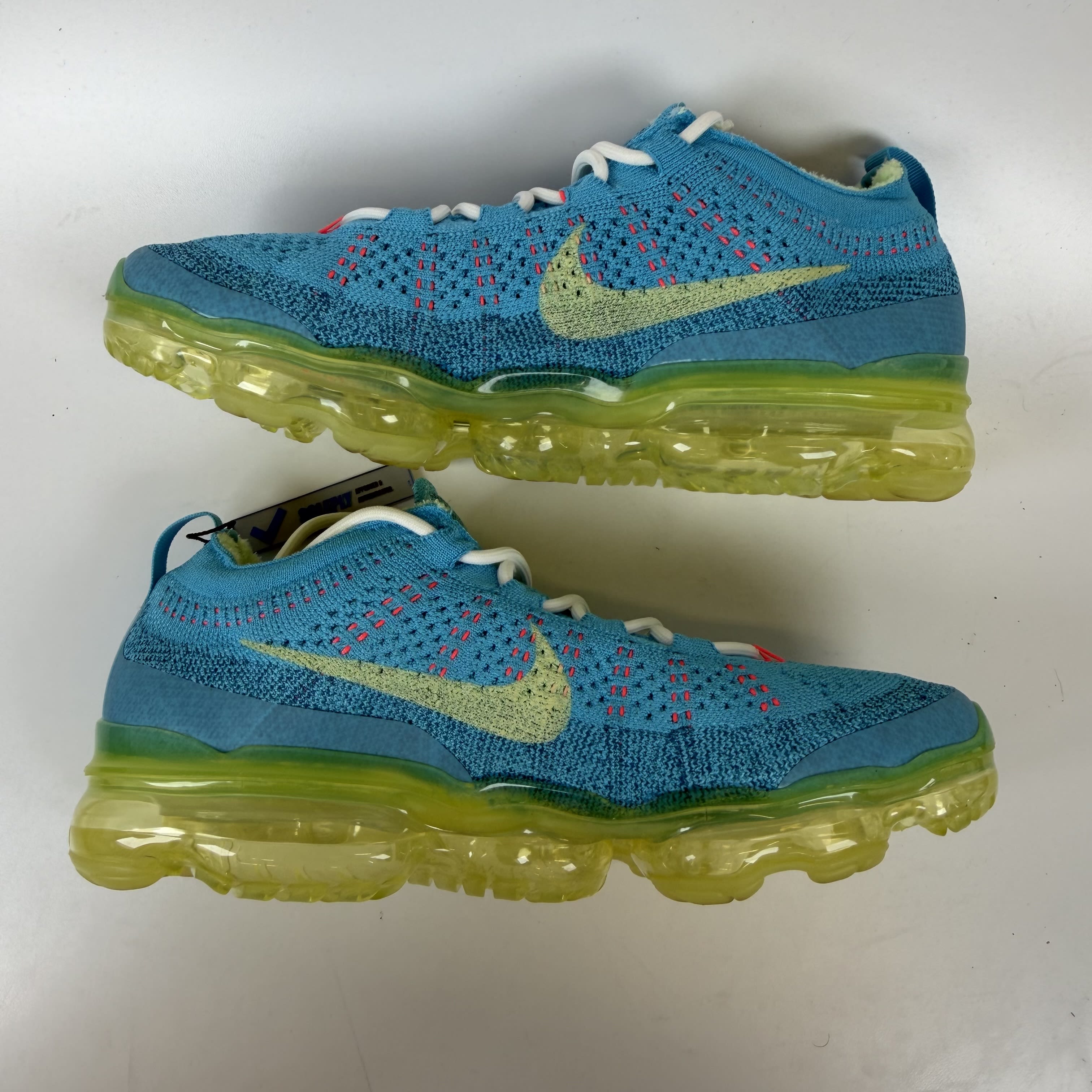 SP9437 Nike Air VaporMax 2023 Flyknit Baltic Blue Citron Tint