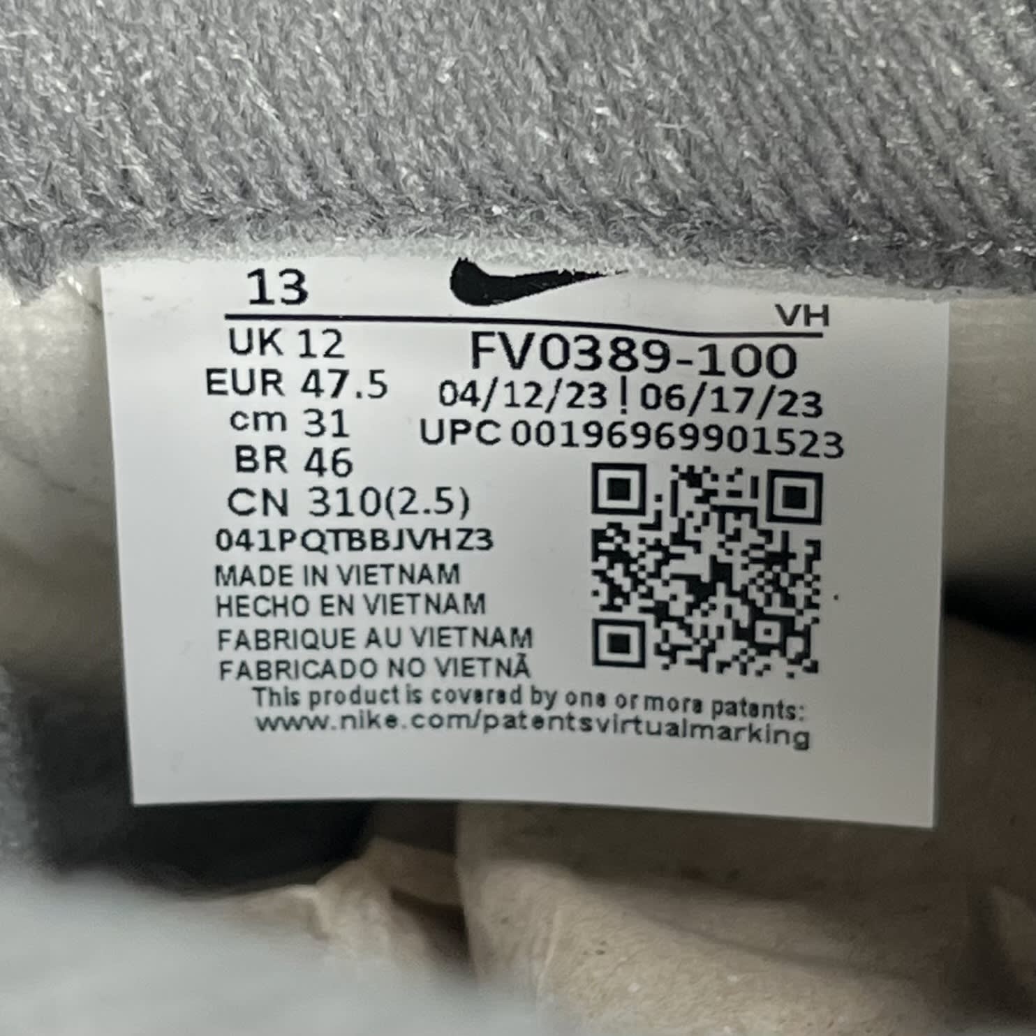 436967 Nike Dunk Low Smoke Grey Gum 3M Swoosh