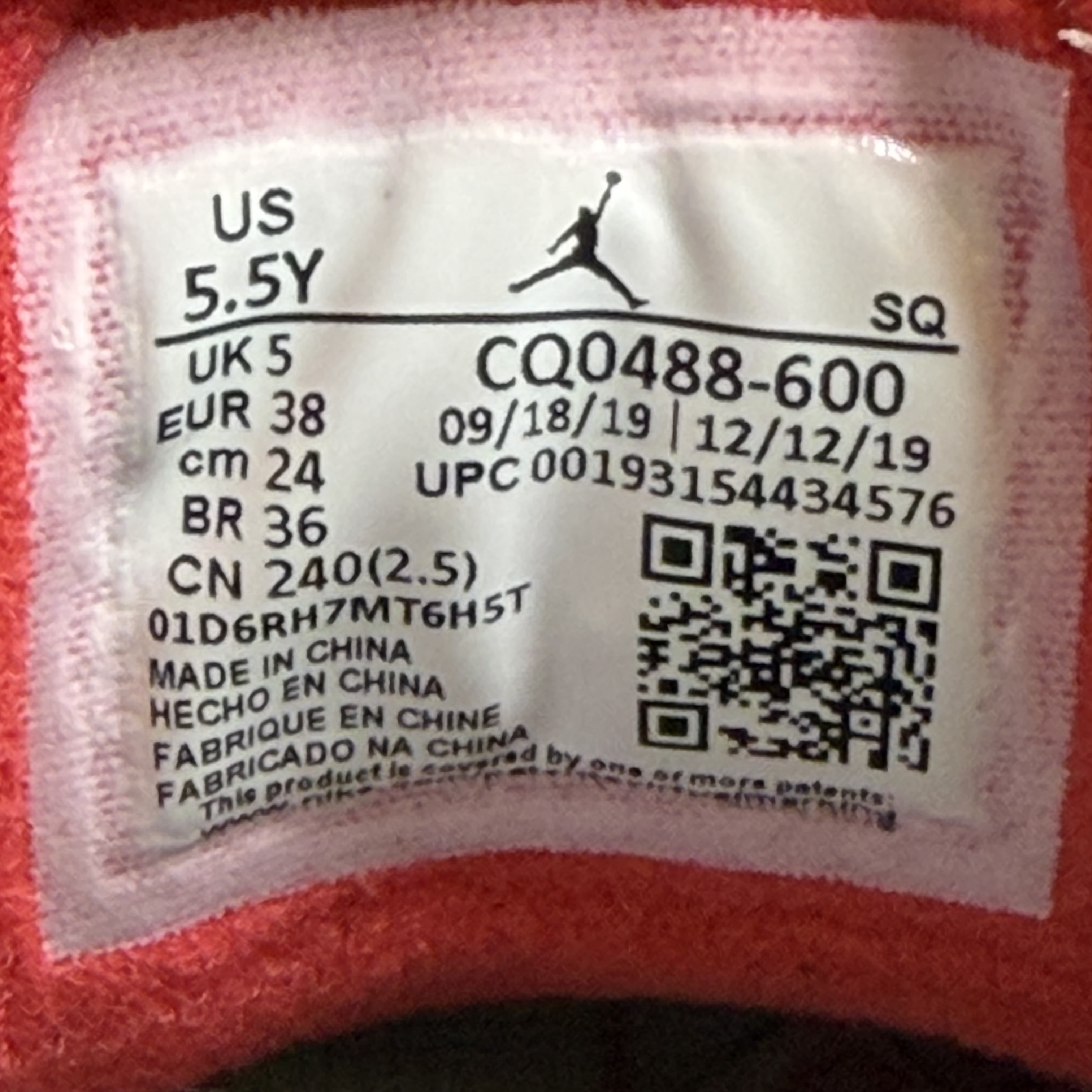 SP7415 Jordan 3 Retro SE Fire Red (GS)
