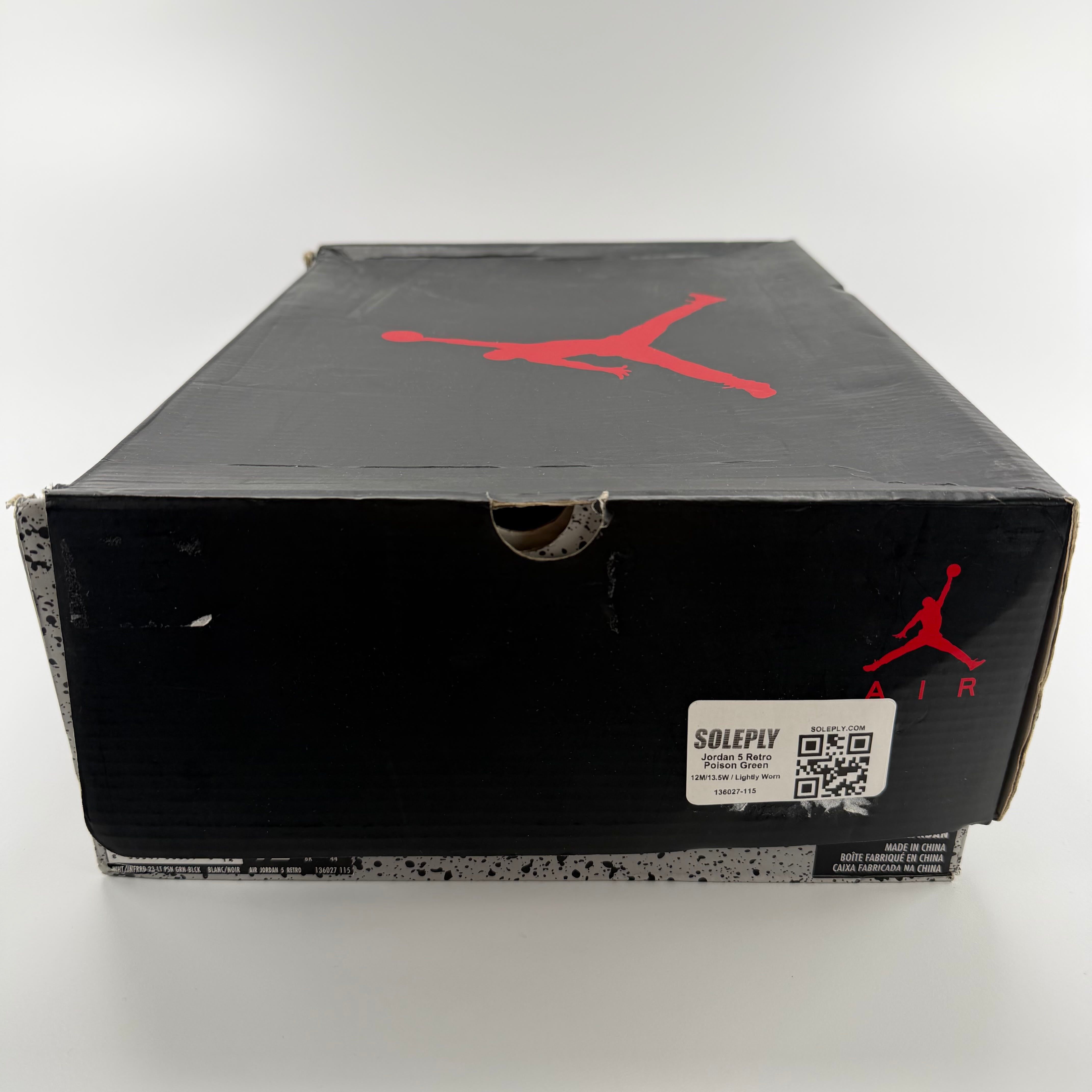 513138 Jordan 5 Retro Poison Green