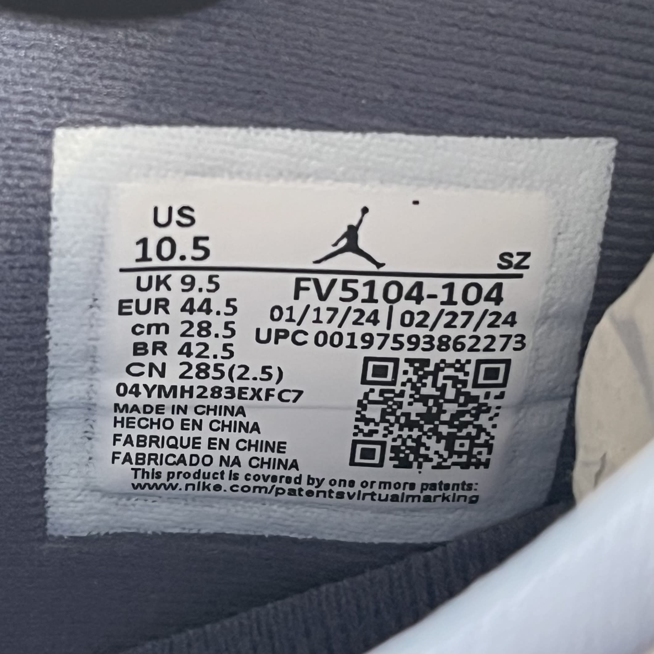 459646 Jordan 11 Retro Low Diffused Blue