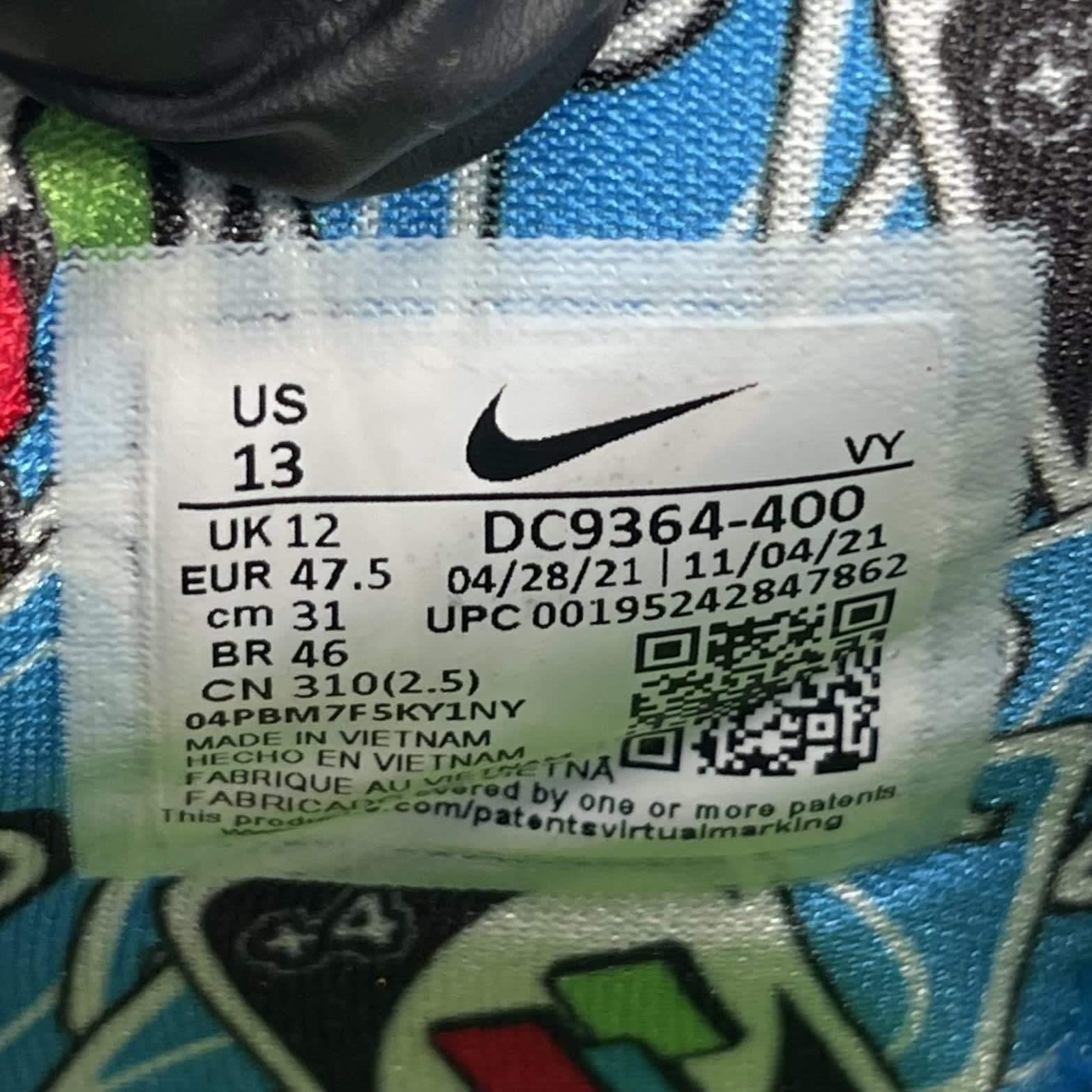 378863 Nike Zoom Freak 3 NRG Uno Blue