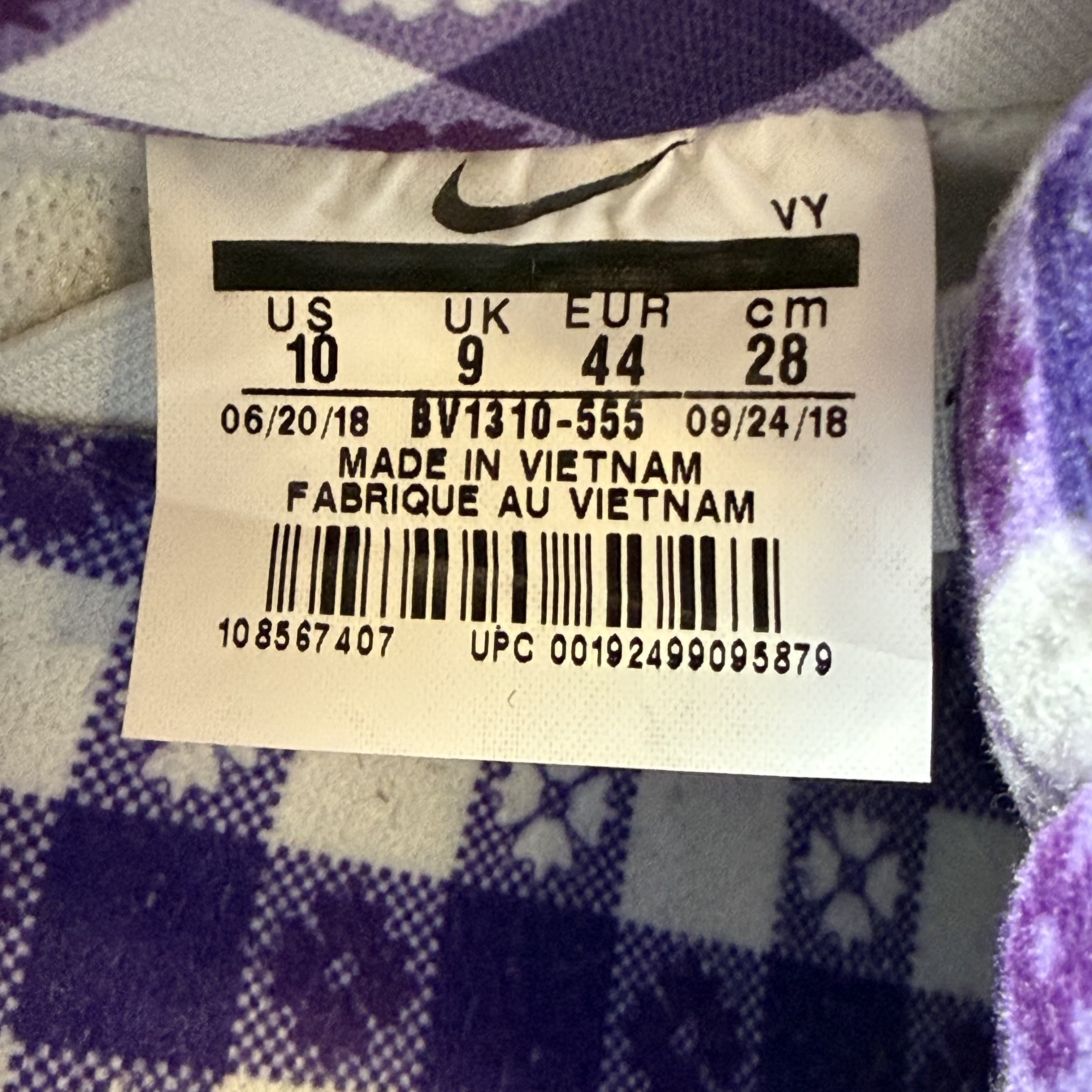 SP10165 Nike SB Dunk Low Concepts Purple Lobster