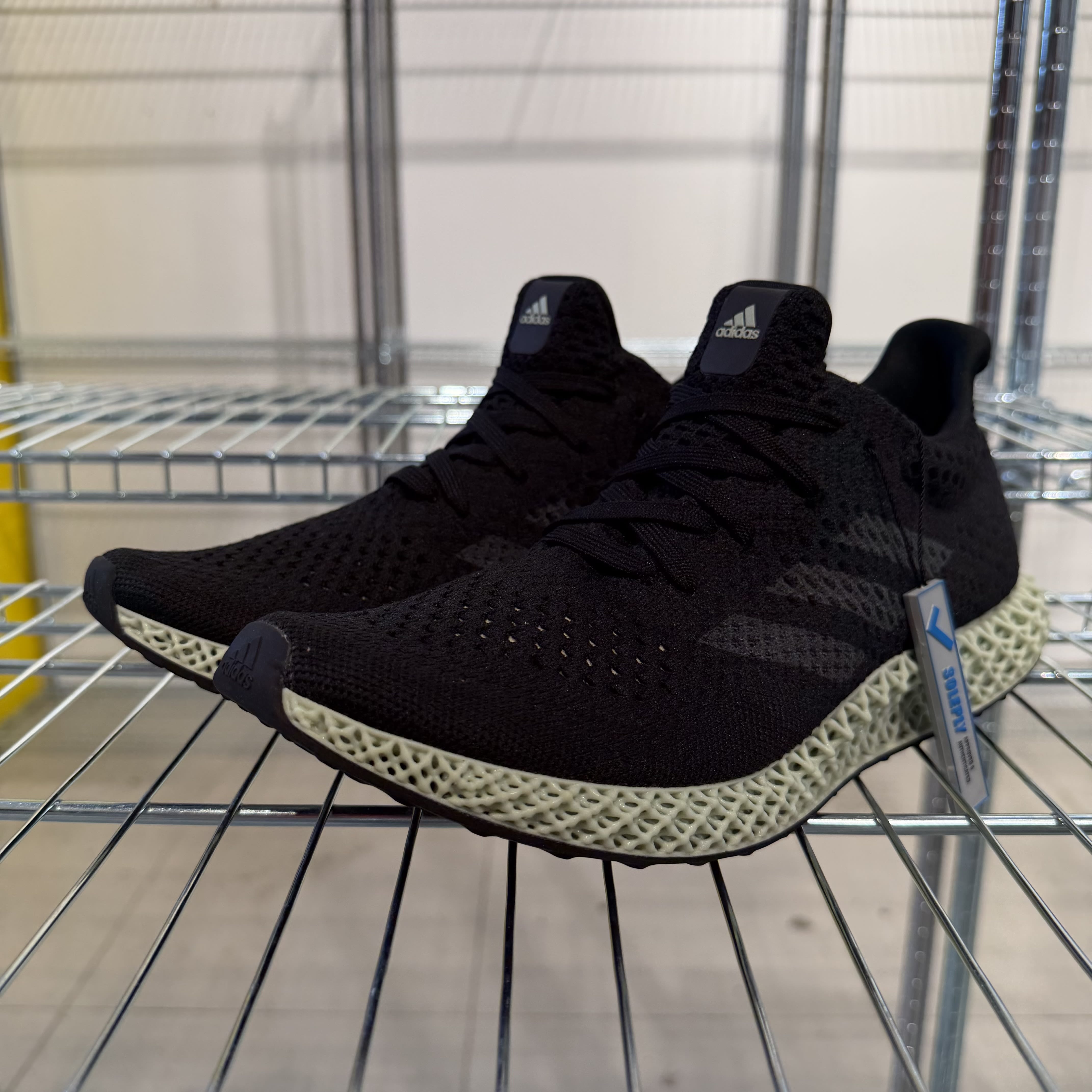 824167 adidas Futurecraft 4D Black Linen Green (2021)