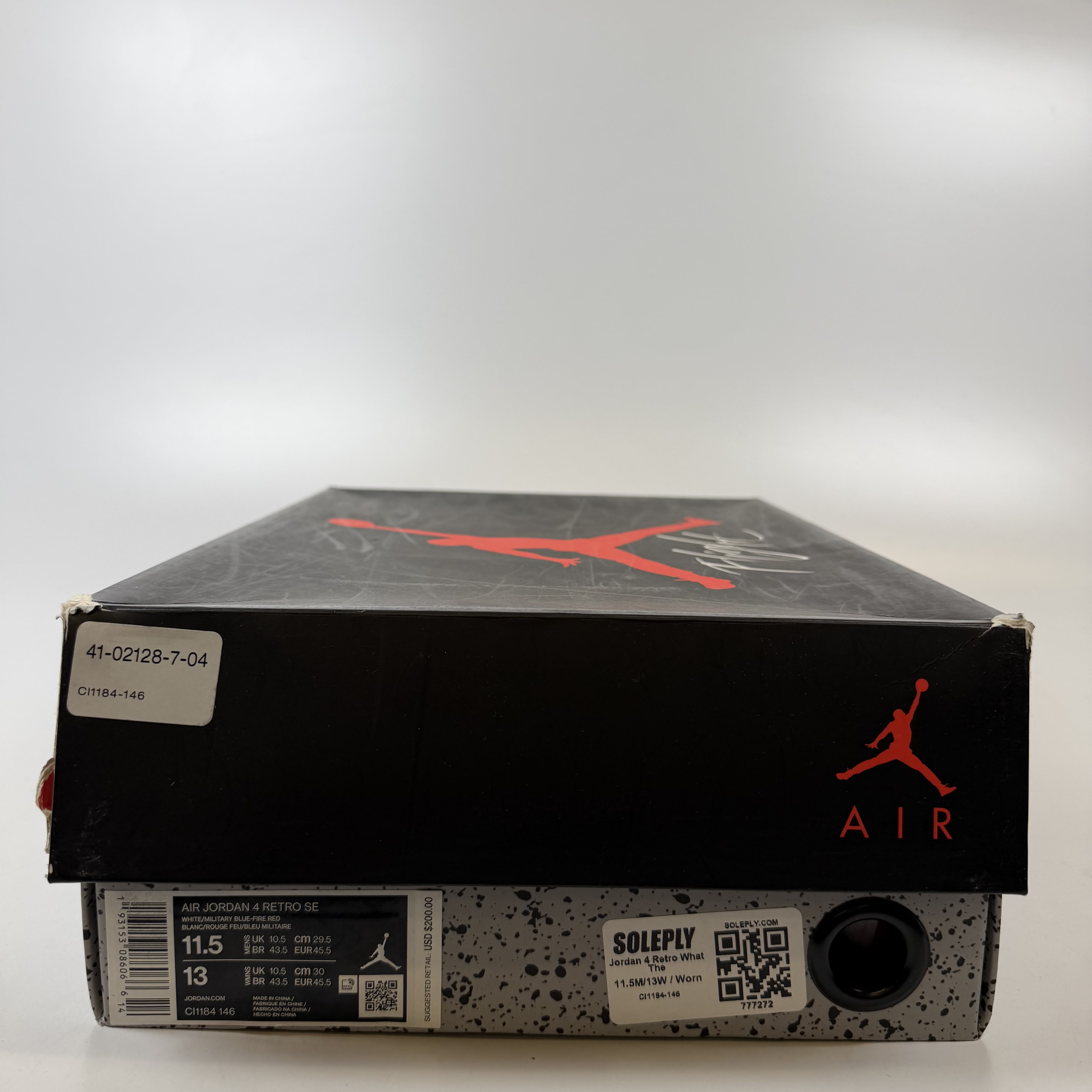 777272 Jordan 4 Retro What The