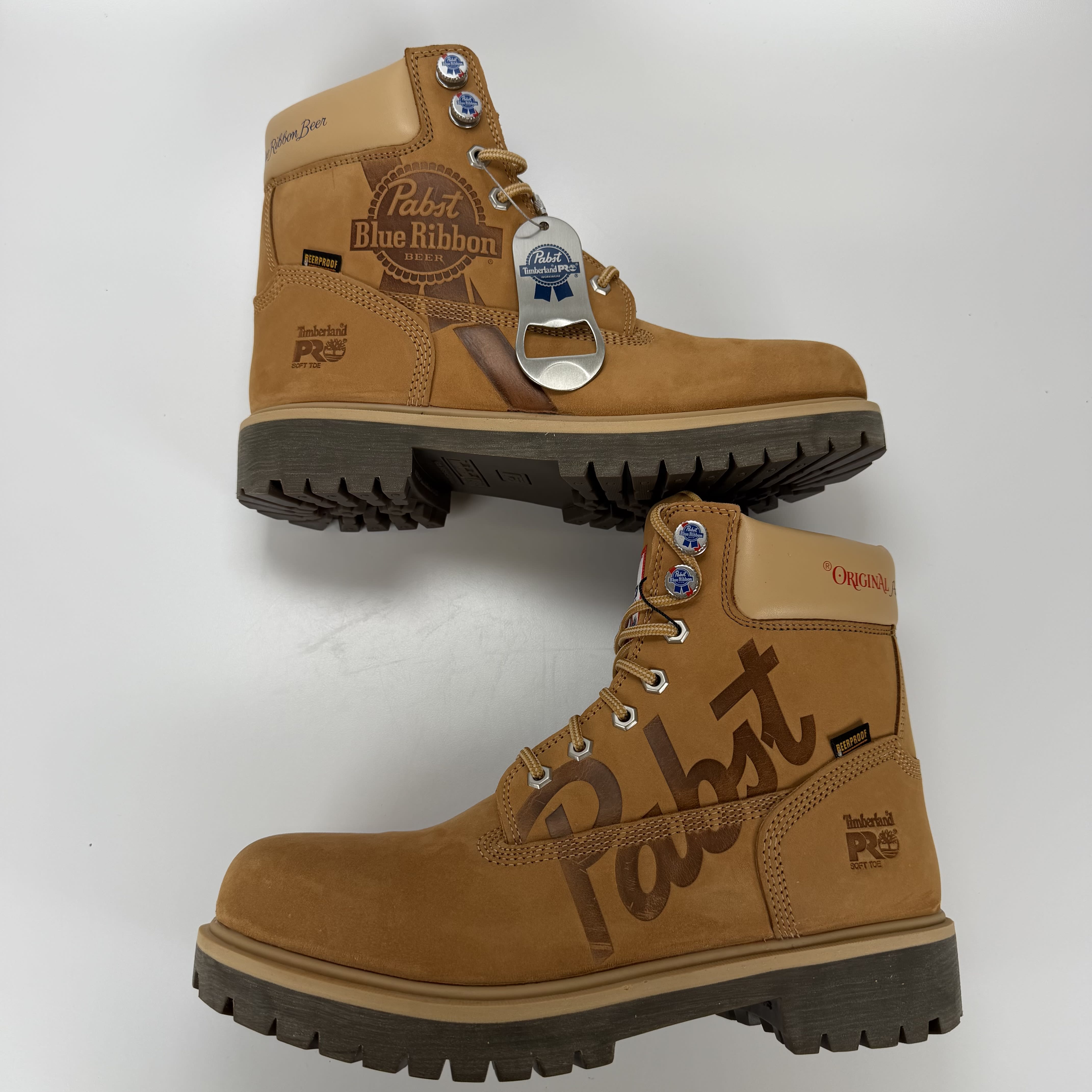SP4846 Timberland PRO 6" Soft Toe Work Boot Pabst Blue Ribbon Wheat Nubuck
