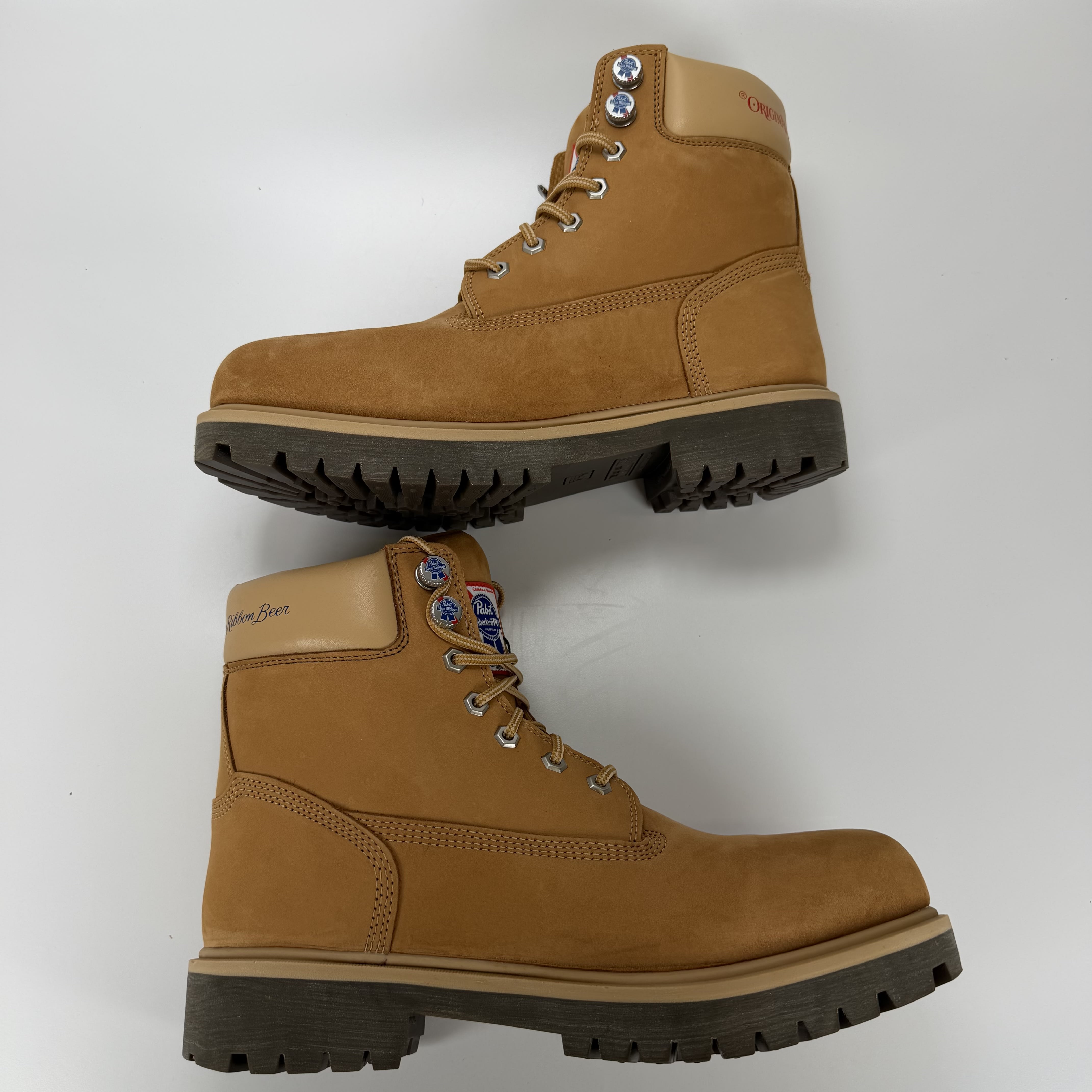SP4846 Timberland PRO 6" Soft Toe Work Boot Pabst Blue Ribbon Wheat Nubuck