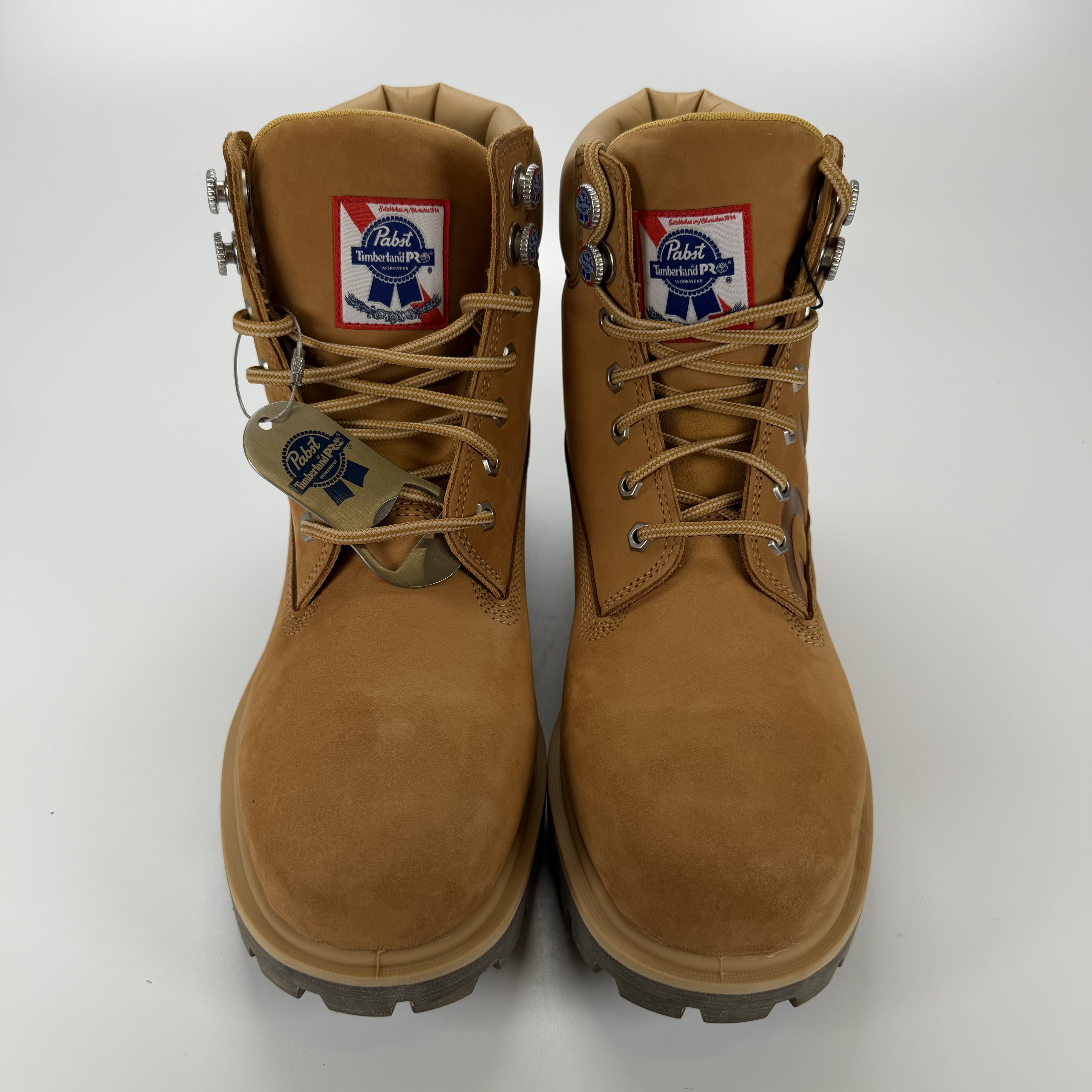 SP4846 Timberland PRO 6" Soft Toe Work Boot Pabst Blue Ribbon Wheat Nubuck
