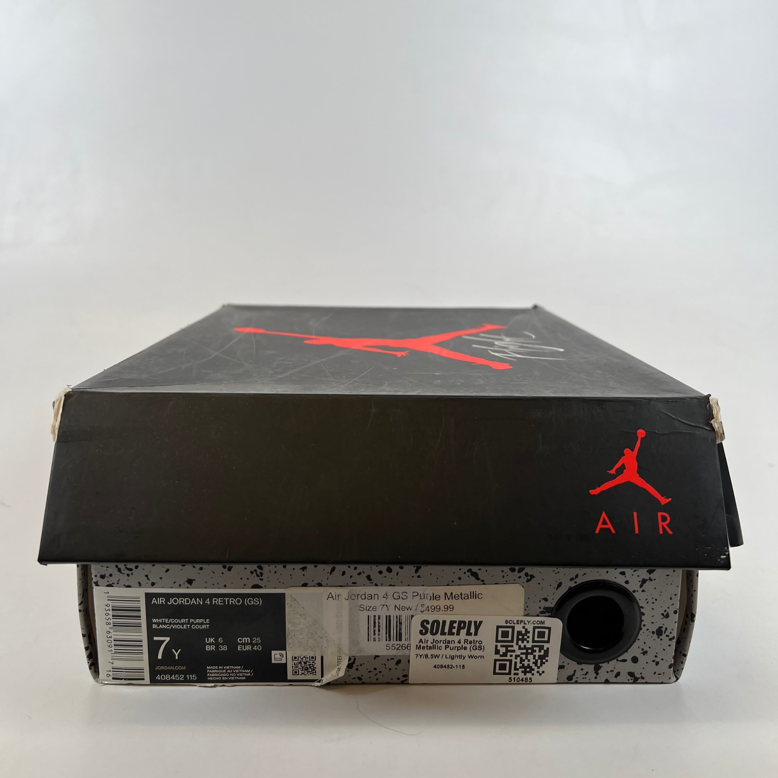 510485 Air Jordan 4 Retro Metallic Purple (GS)