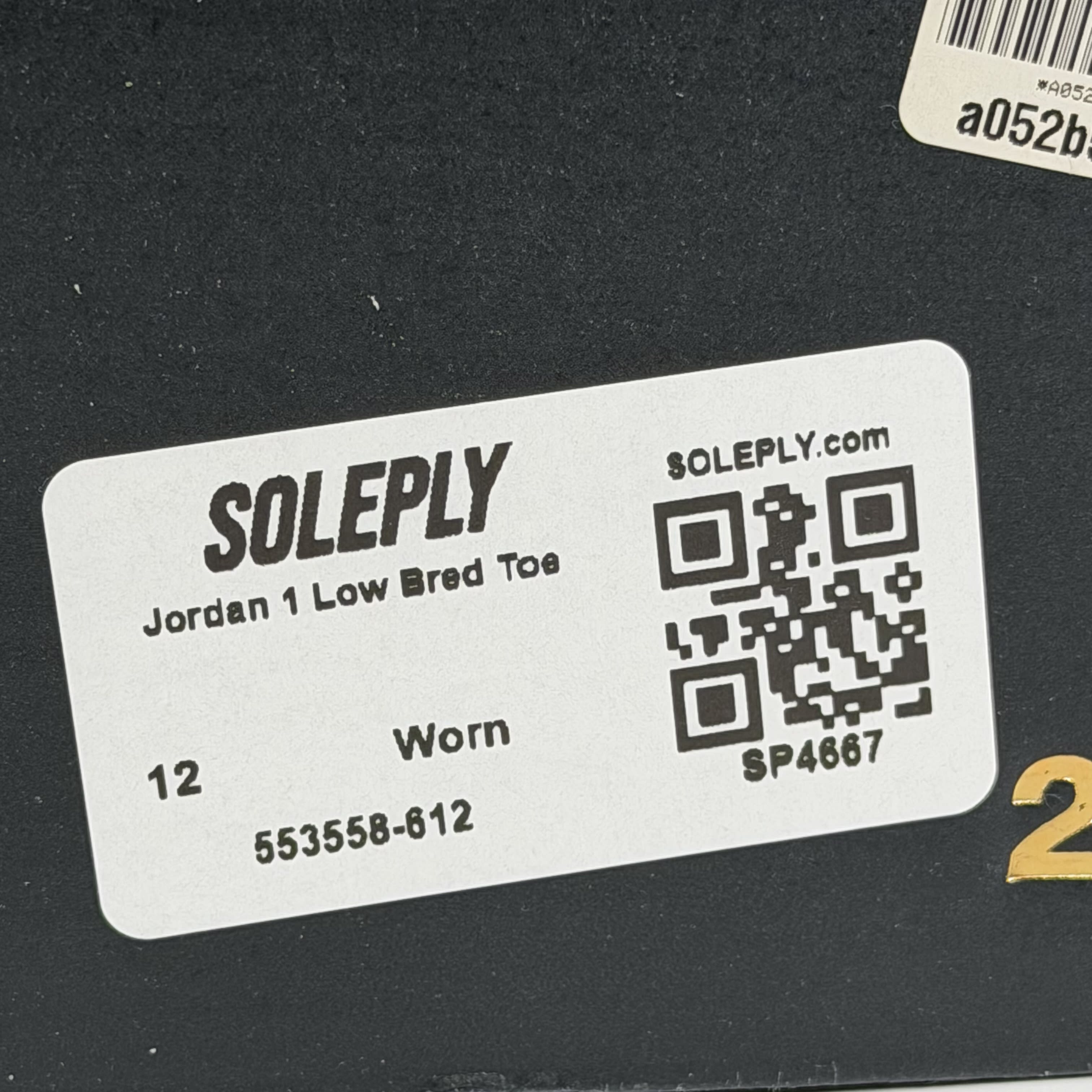 SP4667 Jordan 1 Low Bred Toe