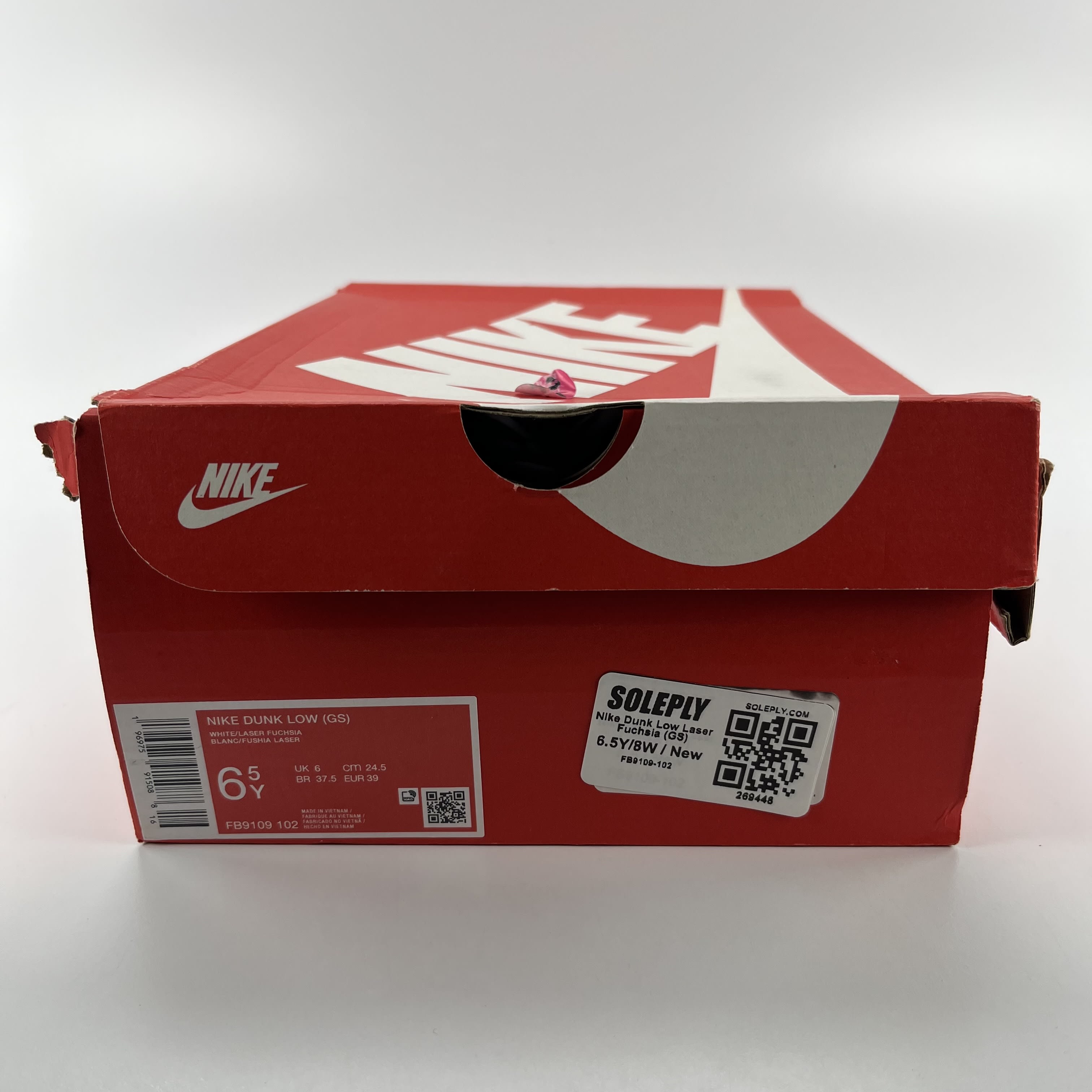 269448 Nike Dunk Low Laser Fuchsia (GS)