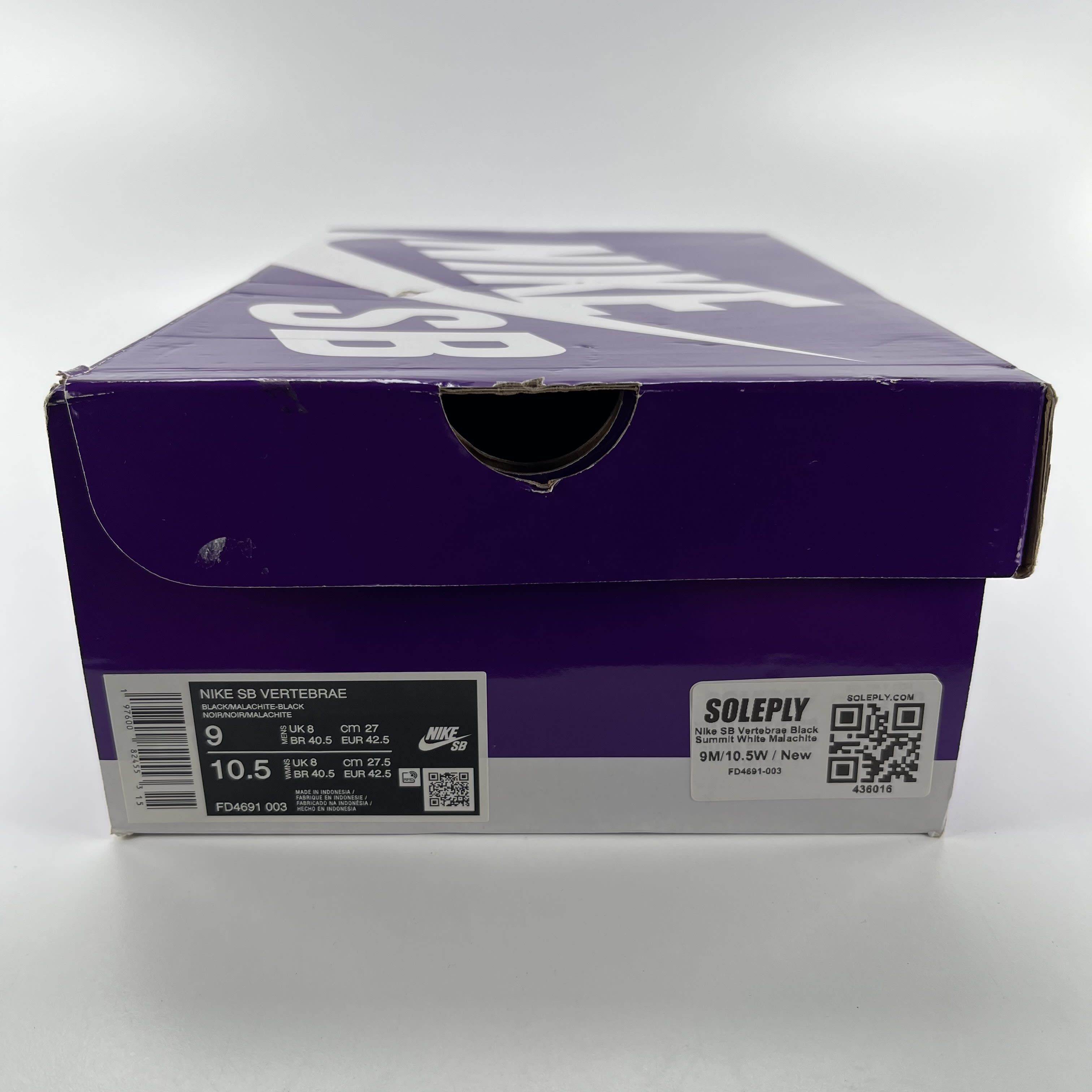 436016 Nike SB Vertebrae Black Summit White Malachite