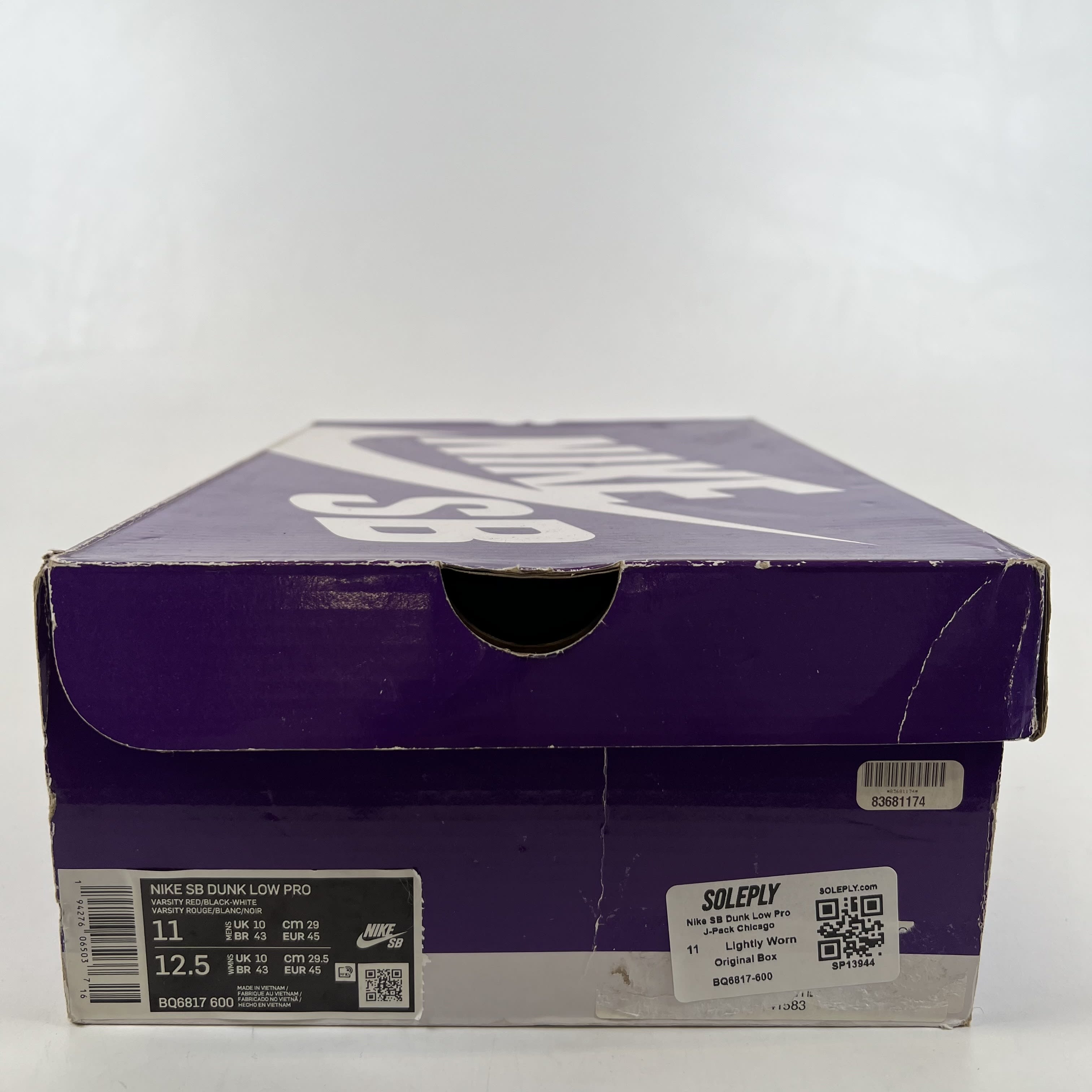 SP13944 Nike SB Dunk Low Pro J-Pack Chicago