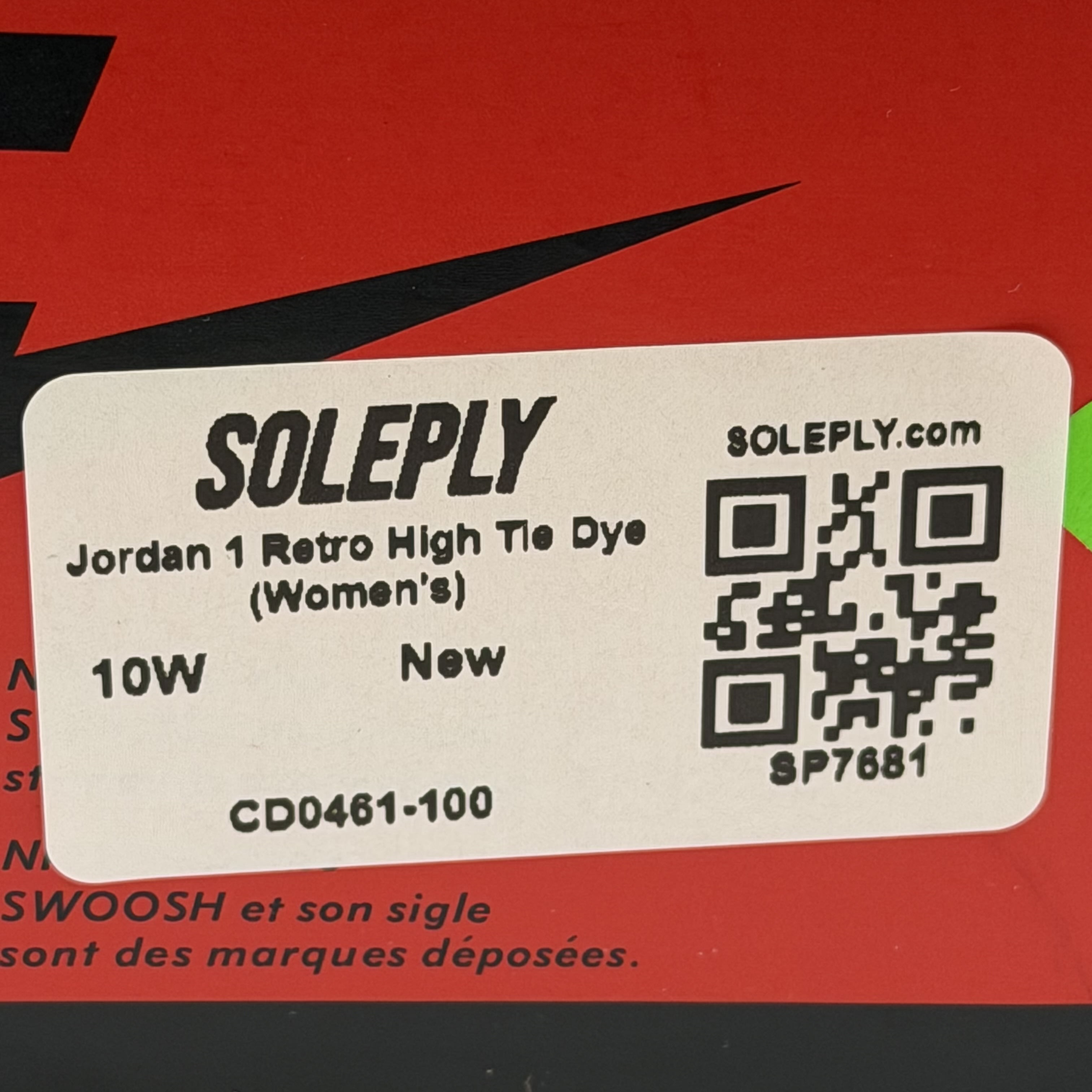 SP7681 Jordan 1 Retro High Tie Dye (Women's)