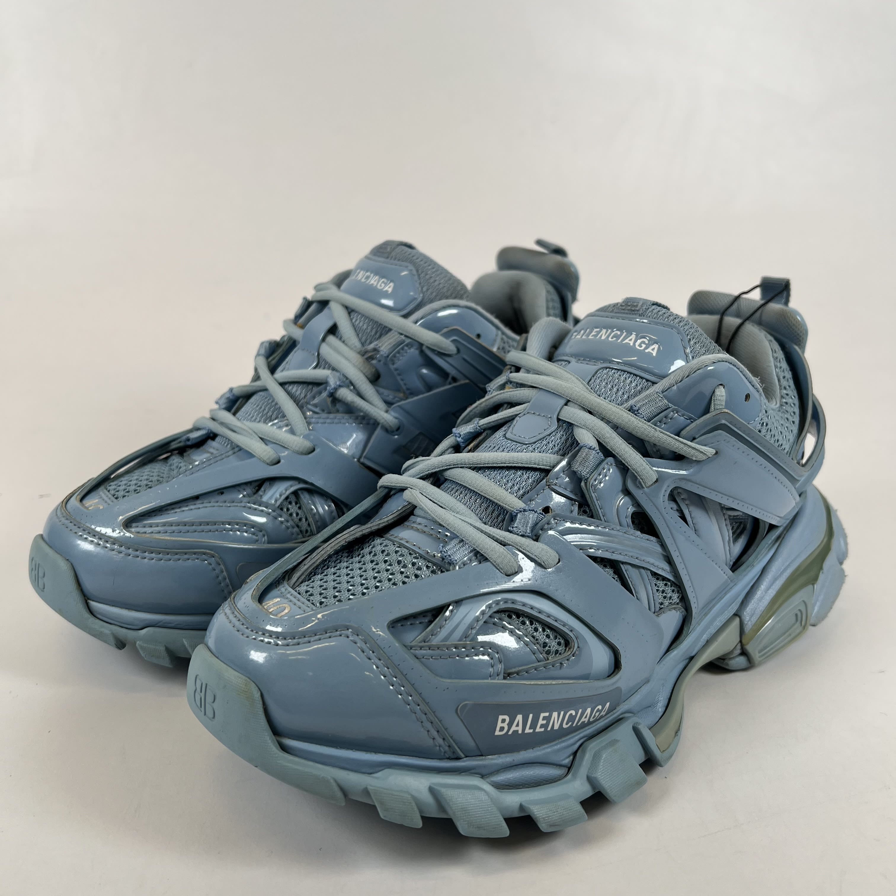 SP9398 Balenciaga Track Metallic Light Blue