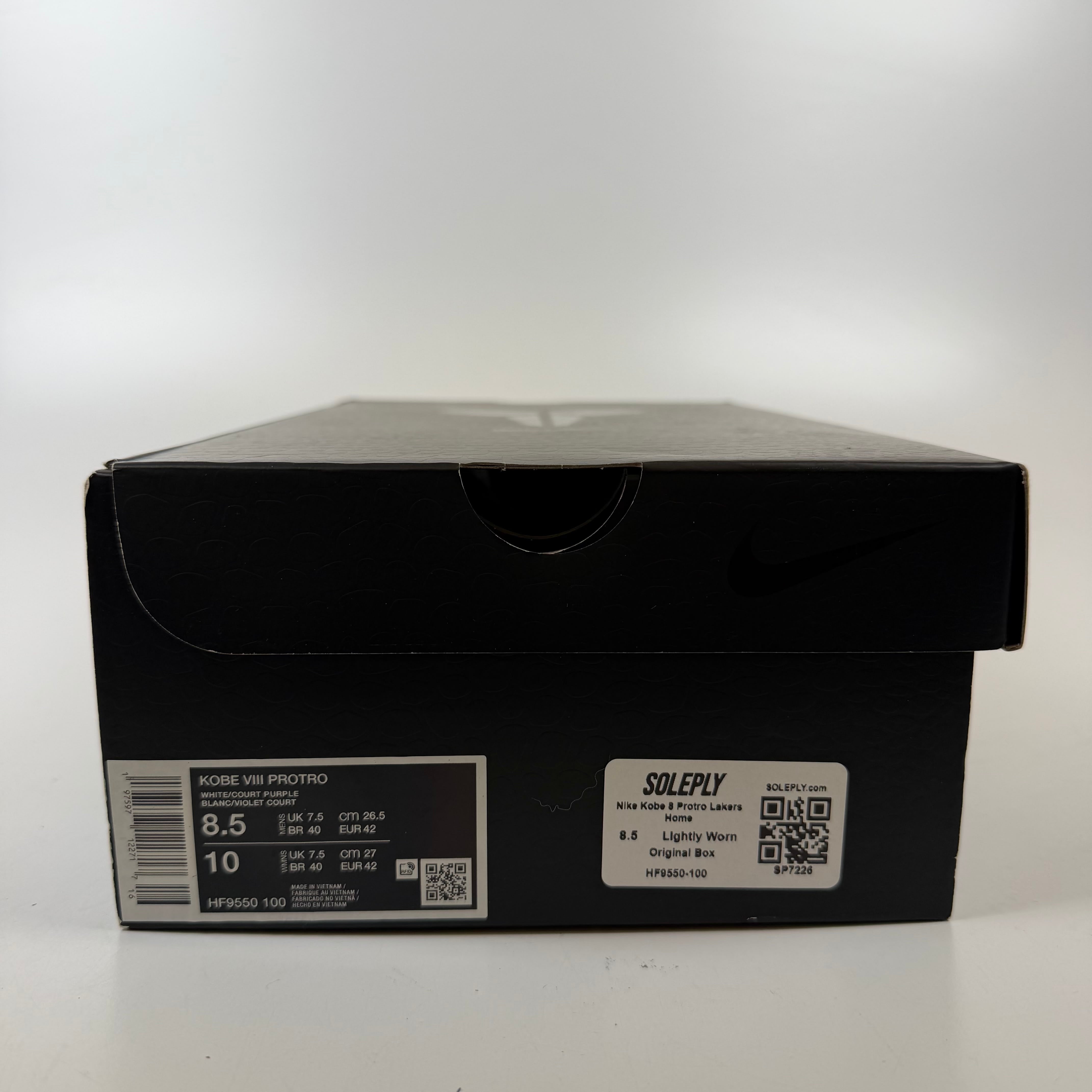 SP7226 Nike Kobe 8 Protro Lakers Home