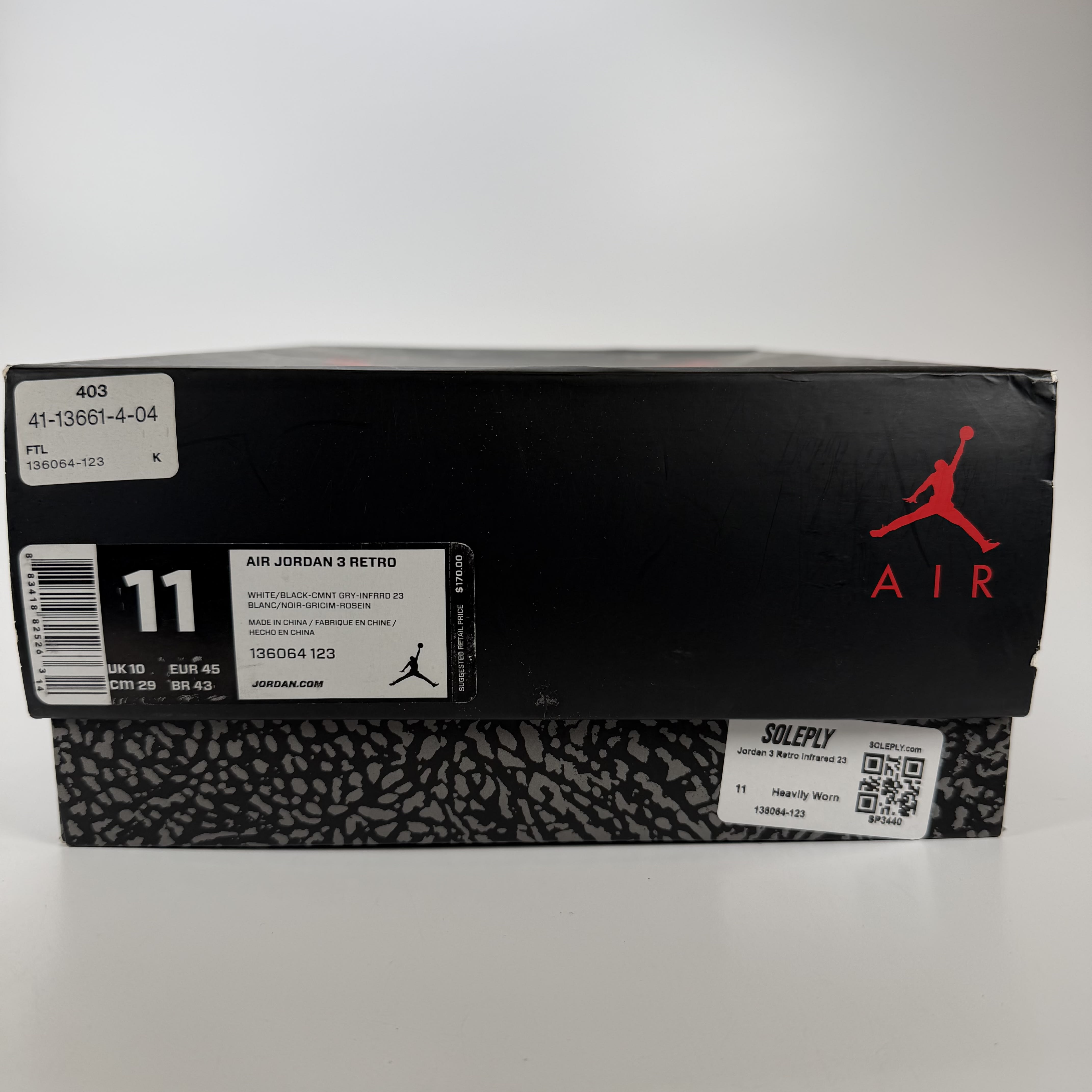 SP3440 Jordan 3 Retro Infrared 23