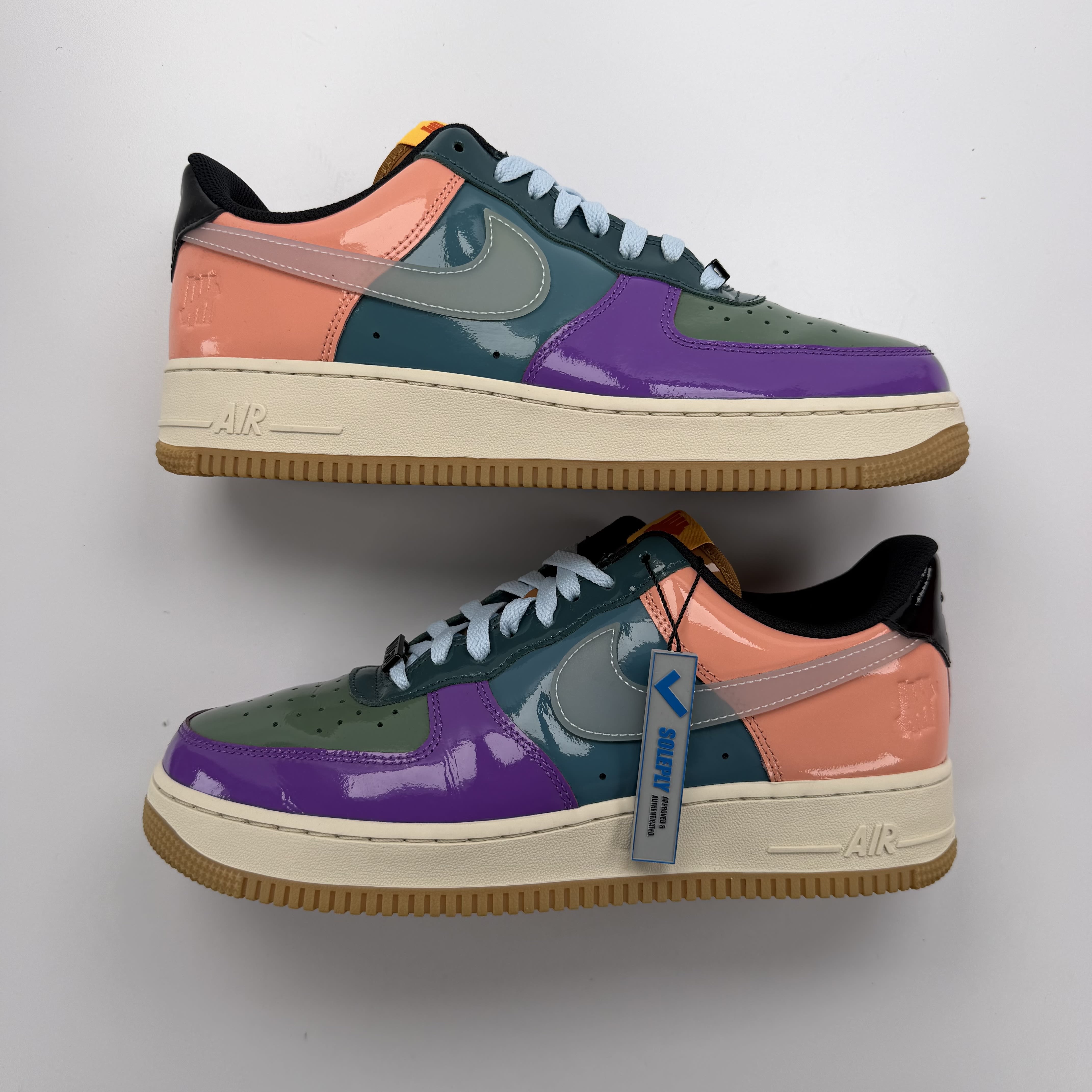 625228 Nike Air Force 1 Low SP Undefeated Multi-Patent Wild Berry