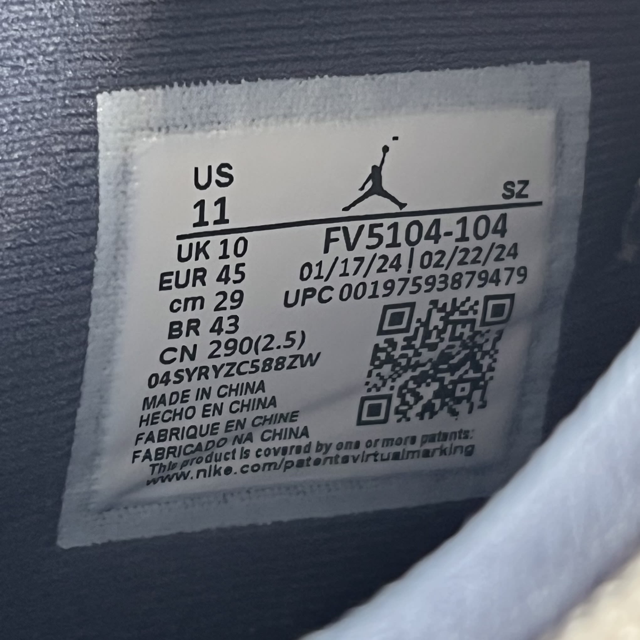 460413 Jordan 11 Retro Low Diffused Blue