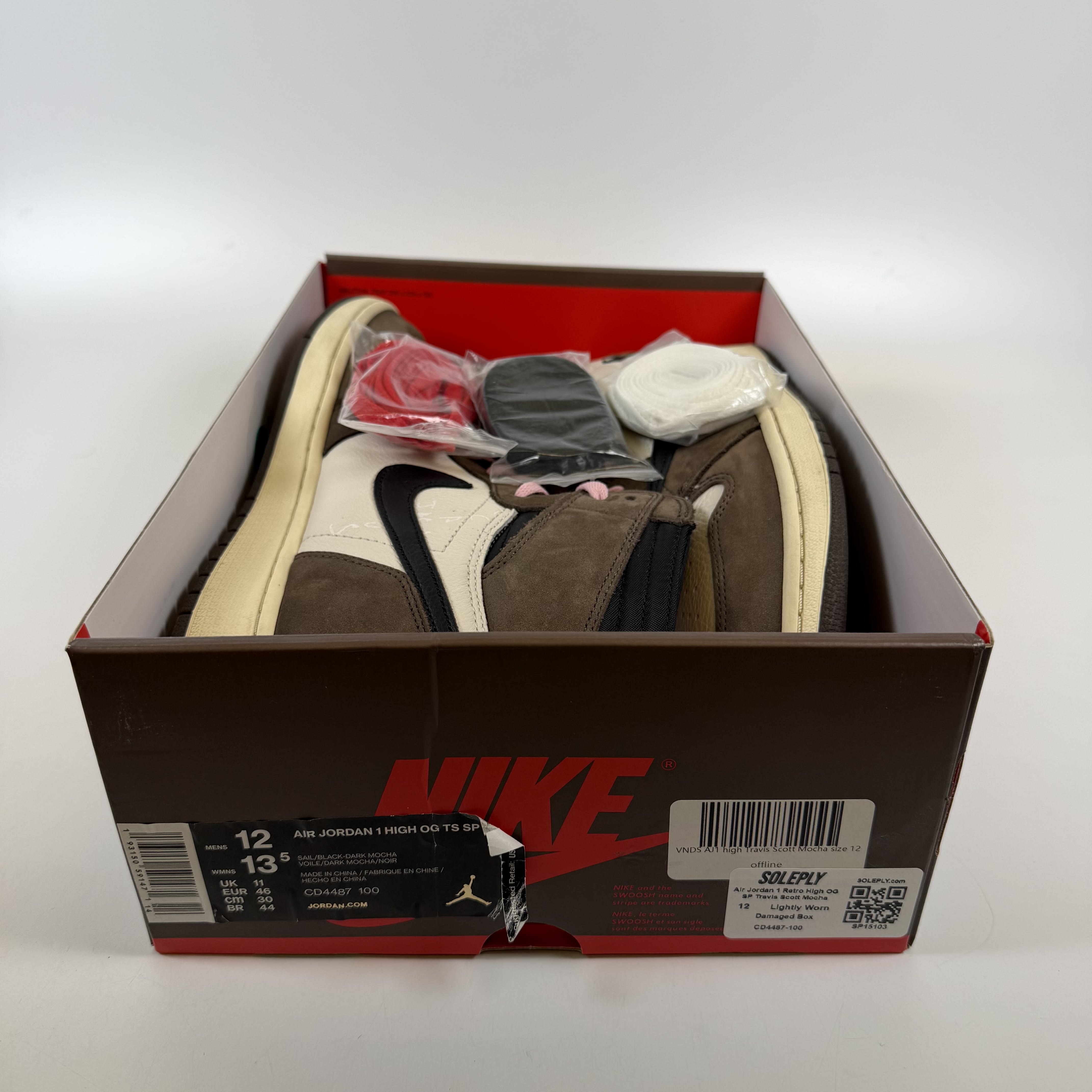 [SP15103] Air Jordan 1 Retro High OG SP Travis Scott Mocha