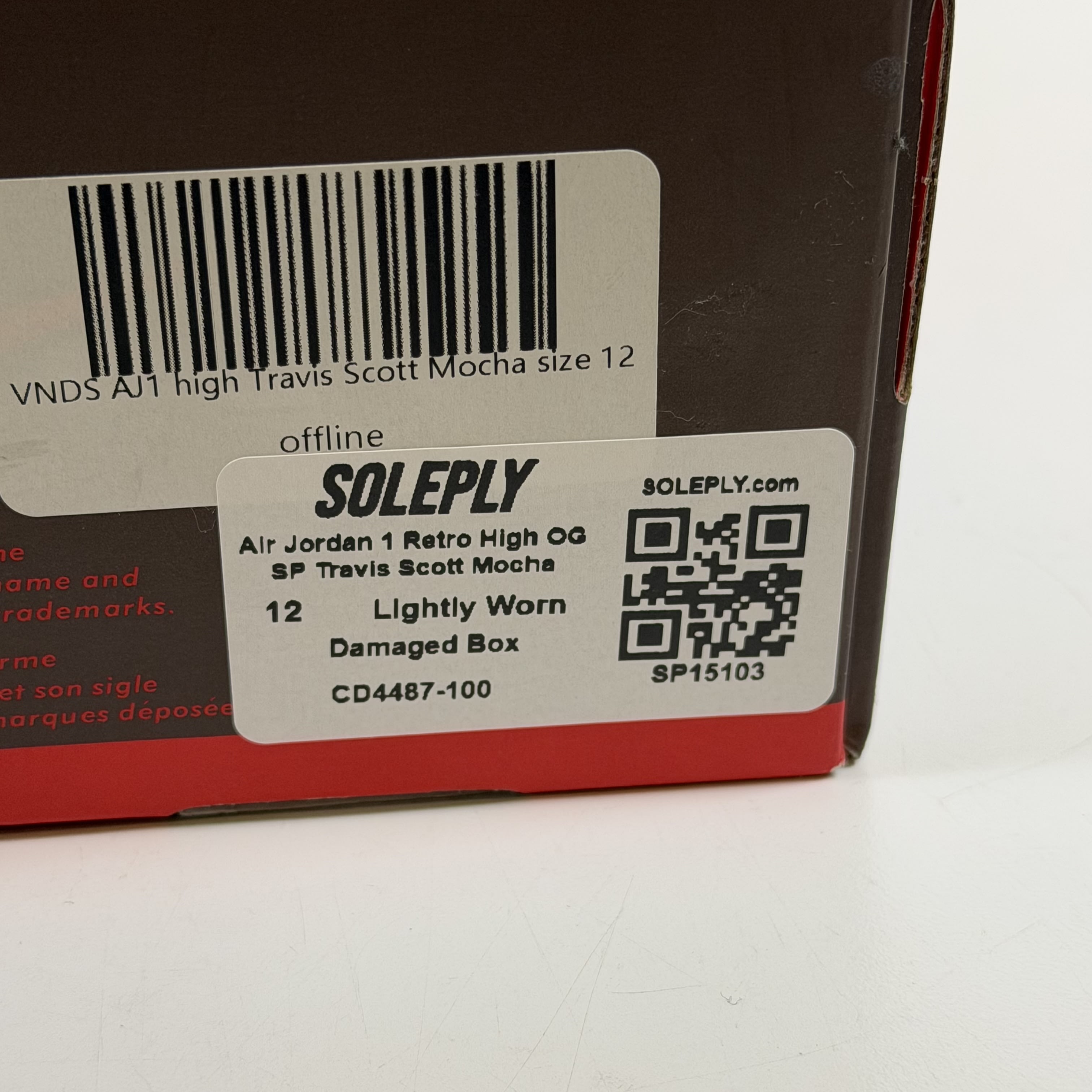 [SP15103] Air Jordan 1 Retro High OG SP Travis Scott Mocha