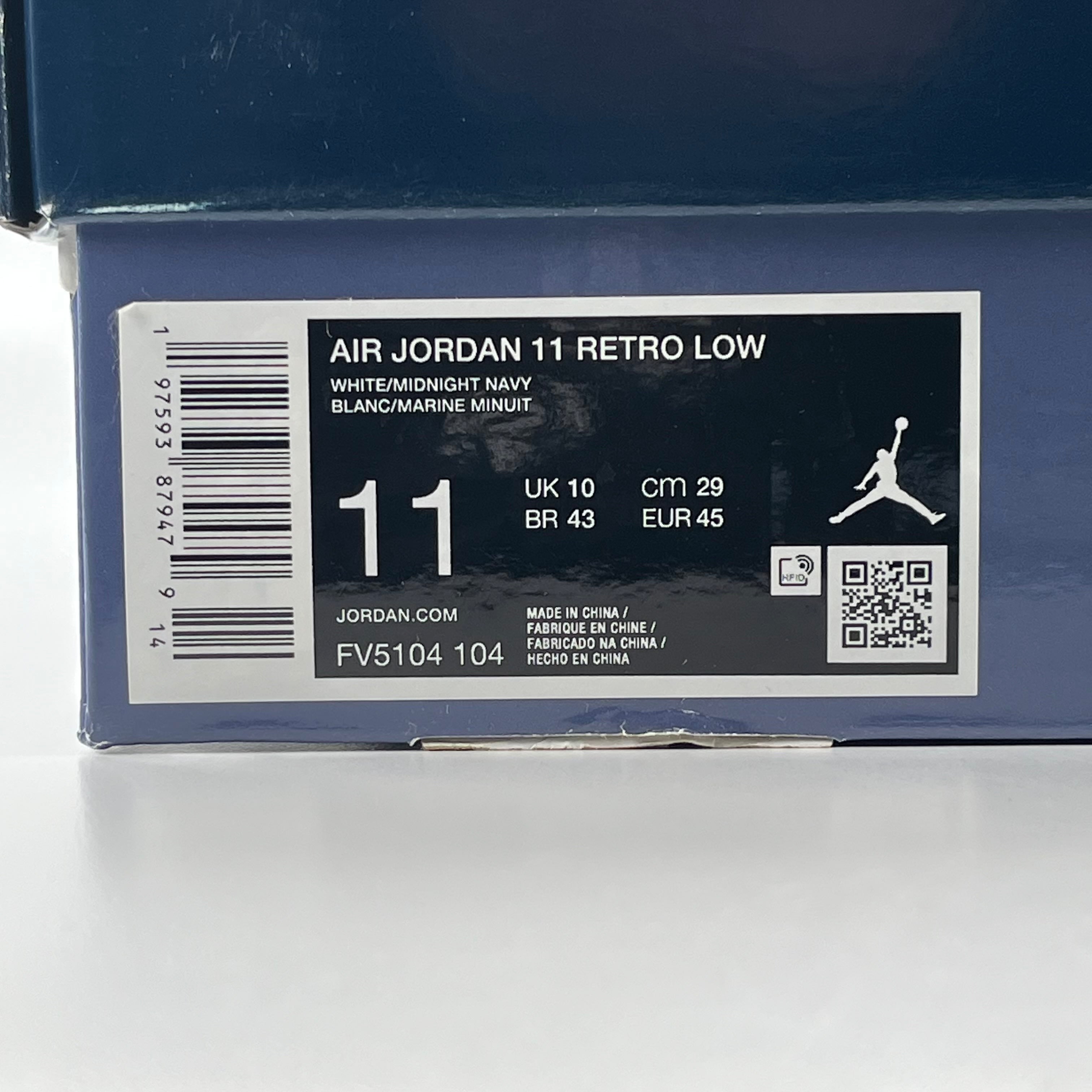 460413 Jordan 11 Retro Low Diffused Blue